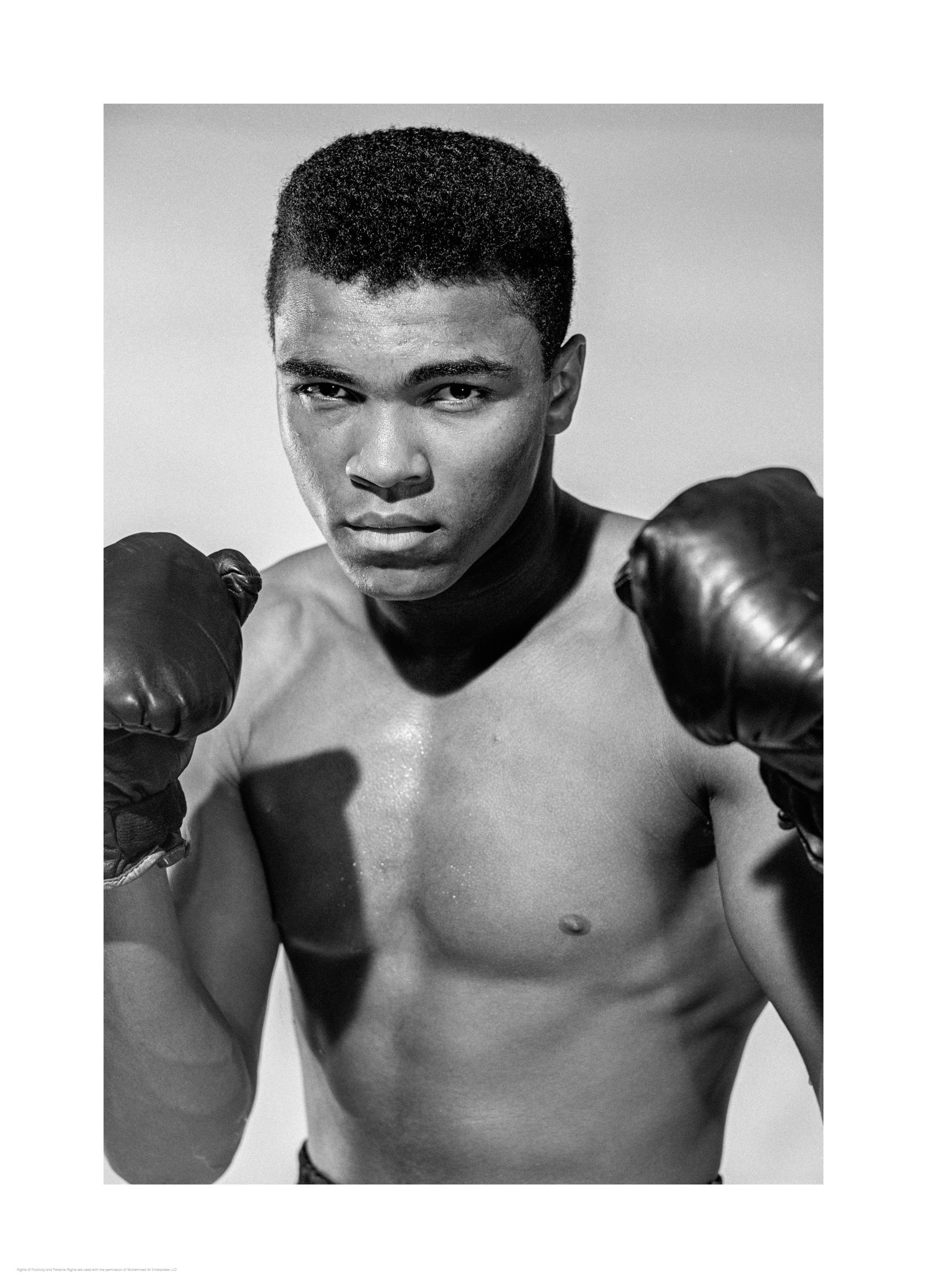 Muhammad Ali Poster (50x70 cm) - Zwart wit posters