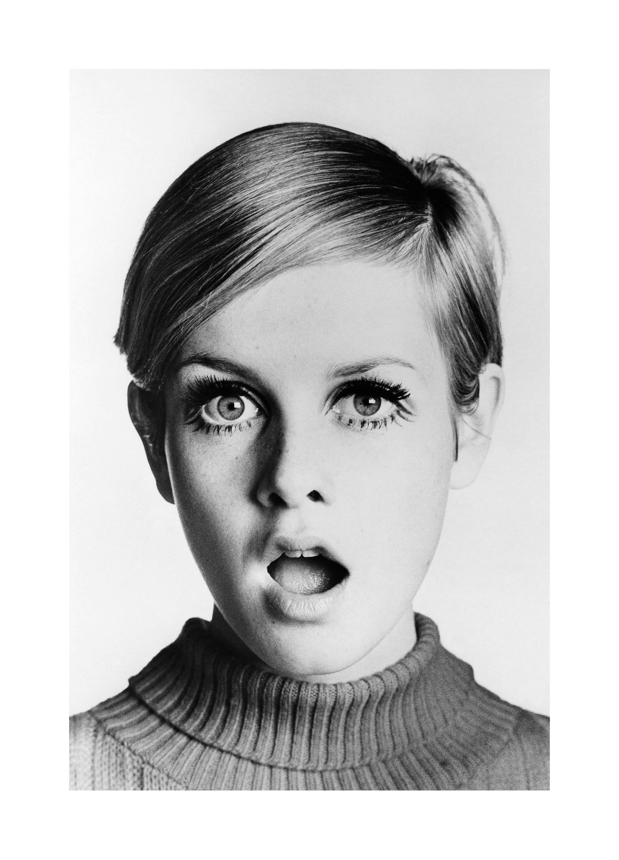 Twiggy Poster (50x70 cm)- Quadri e poster in bianco e nero