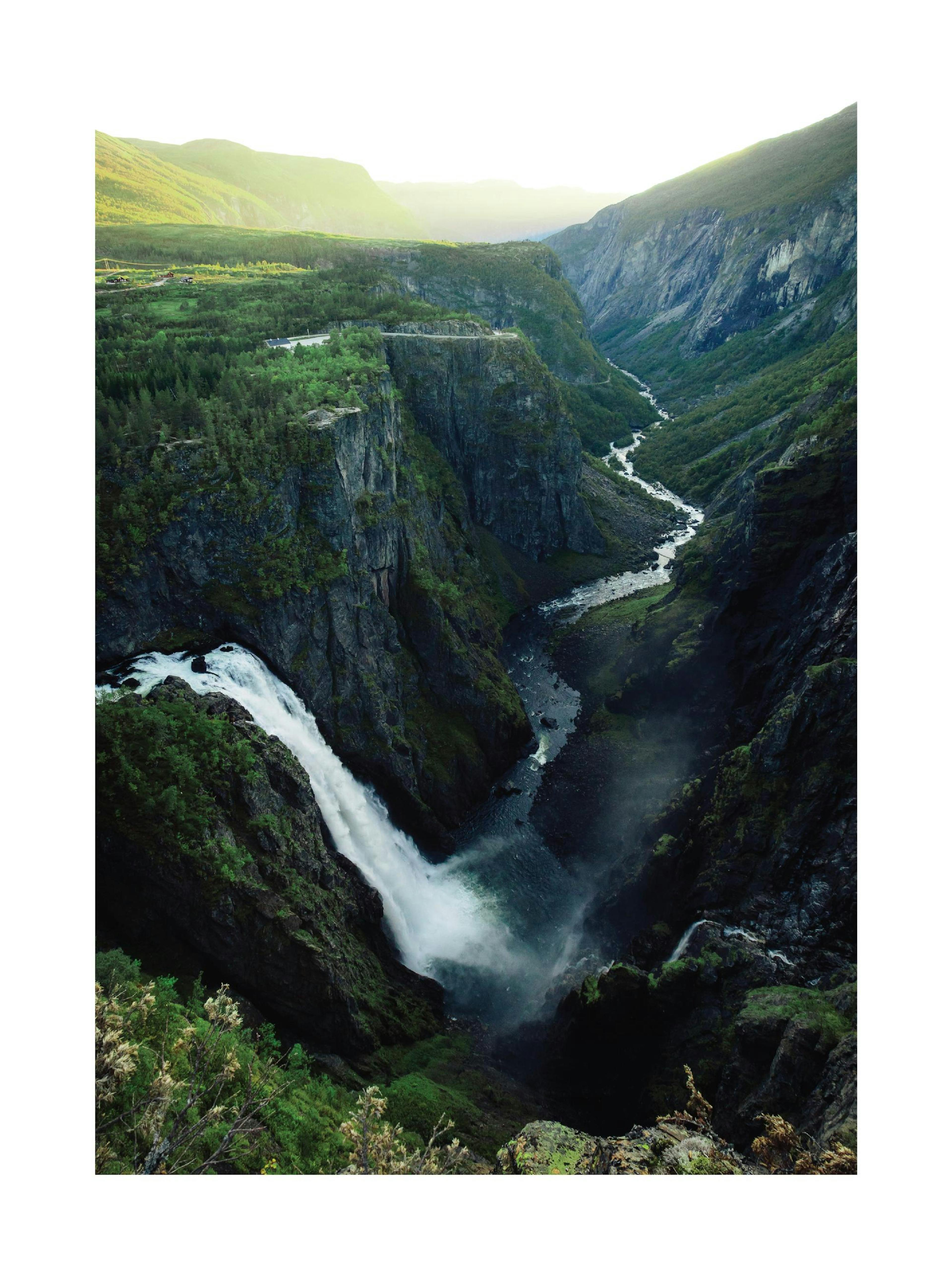 Vøringfossen Waterfall Affiche