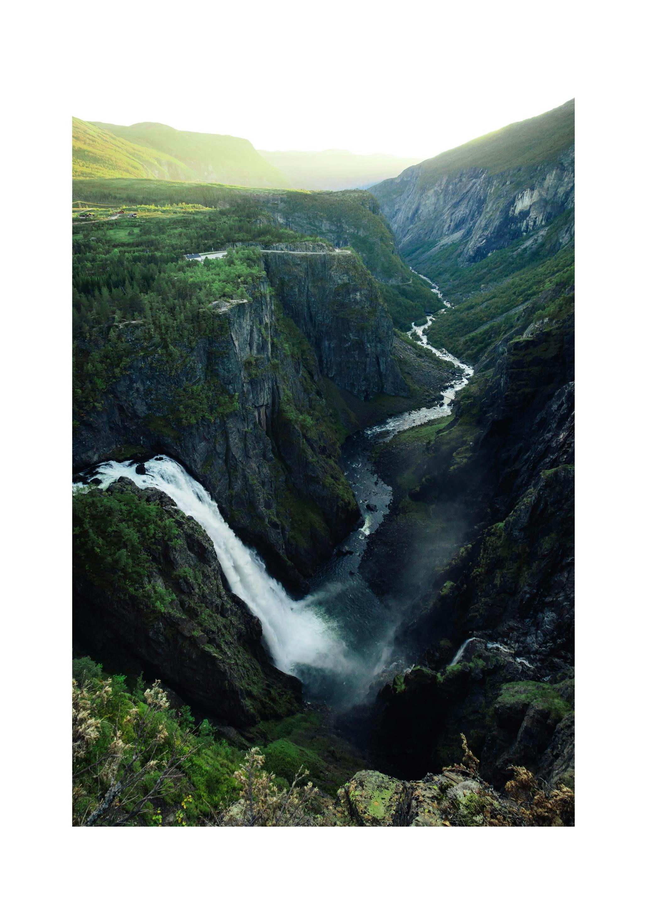 Vøringfossen Waterfall Plakat (30x40 cm) - Plakater > Naturplakater