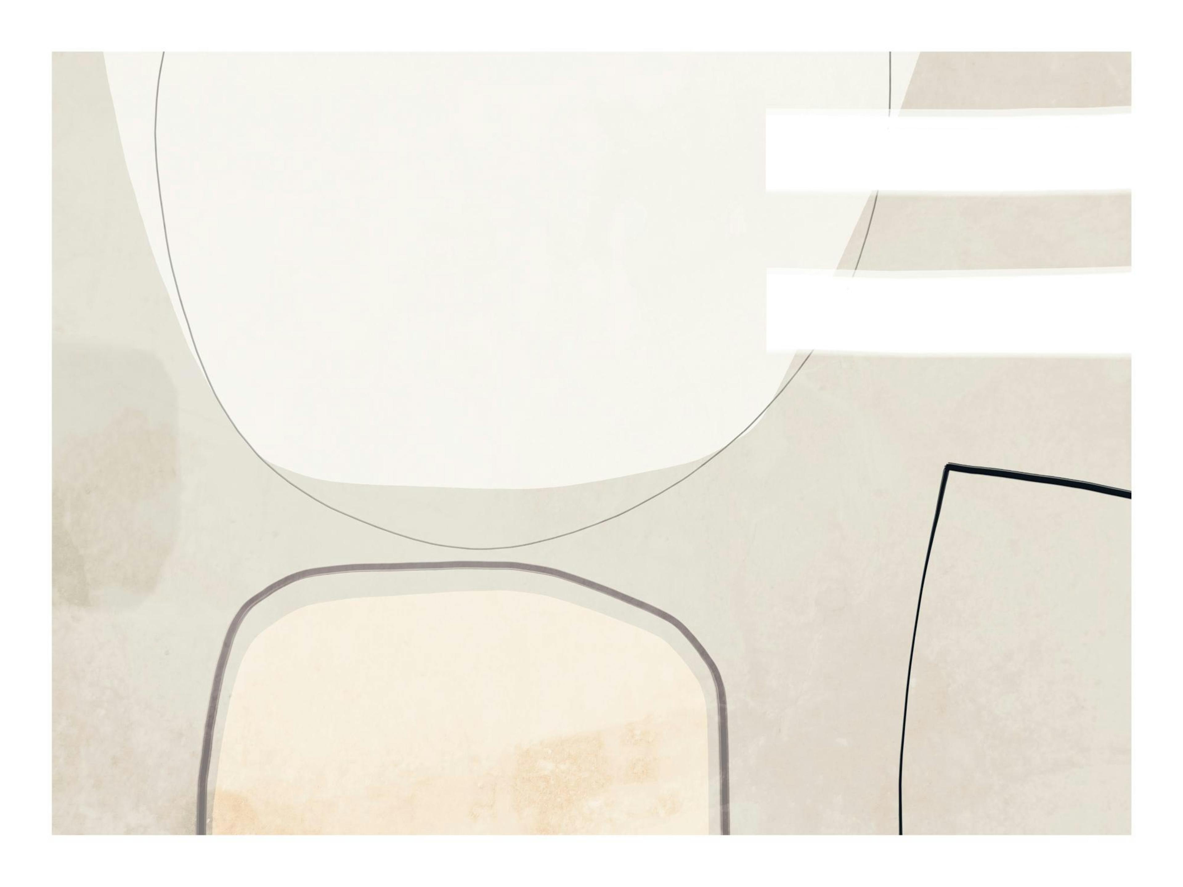 Beige Balance Print