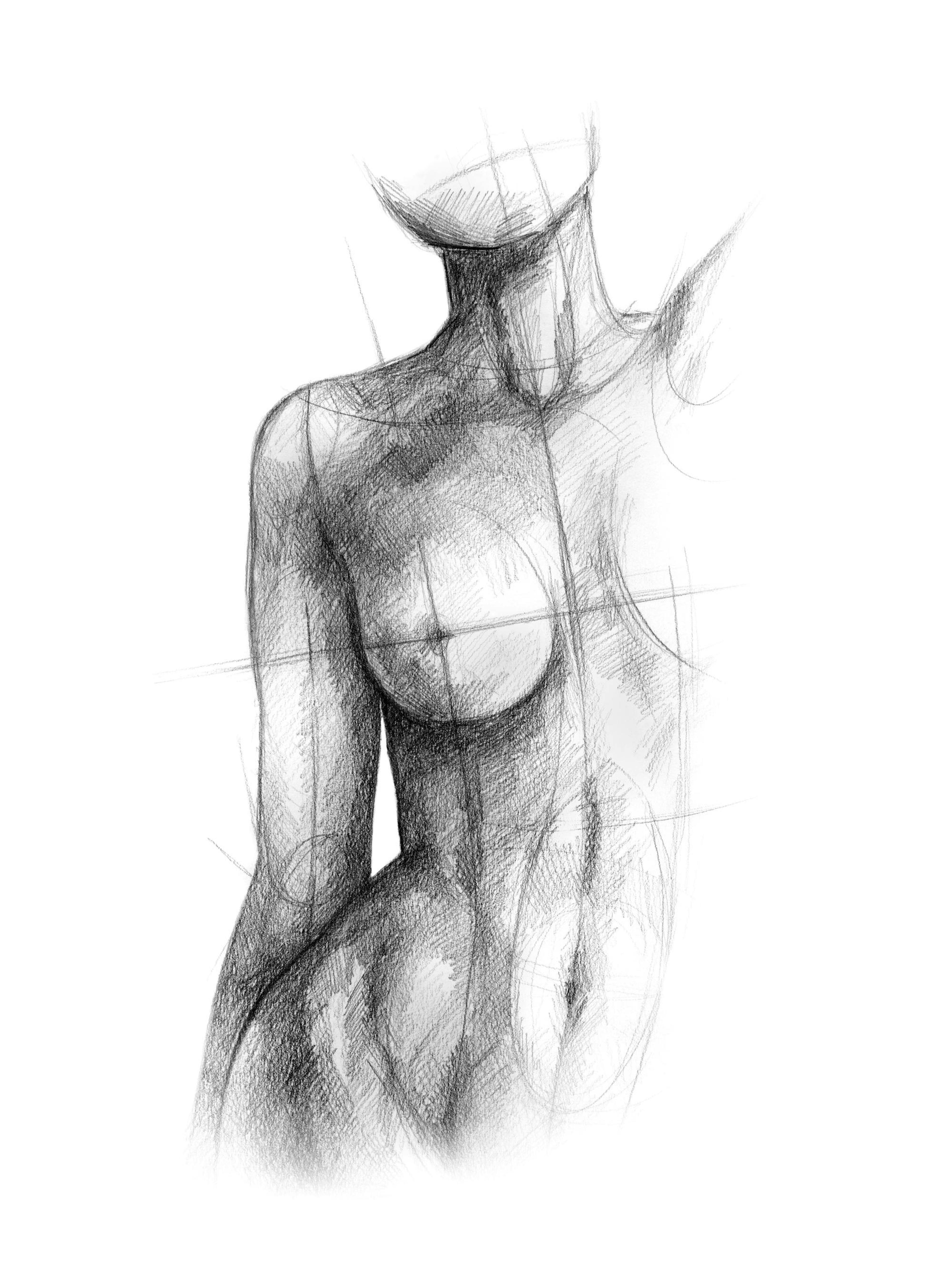 Incomplete Sketch Print