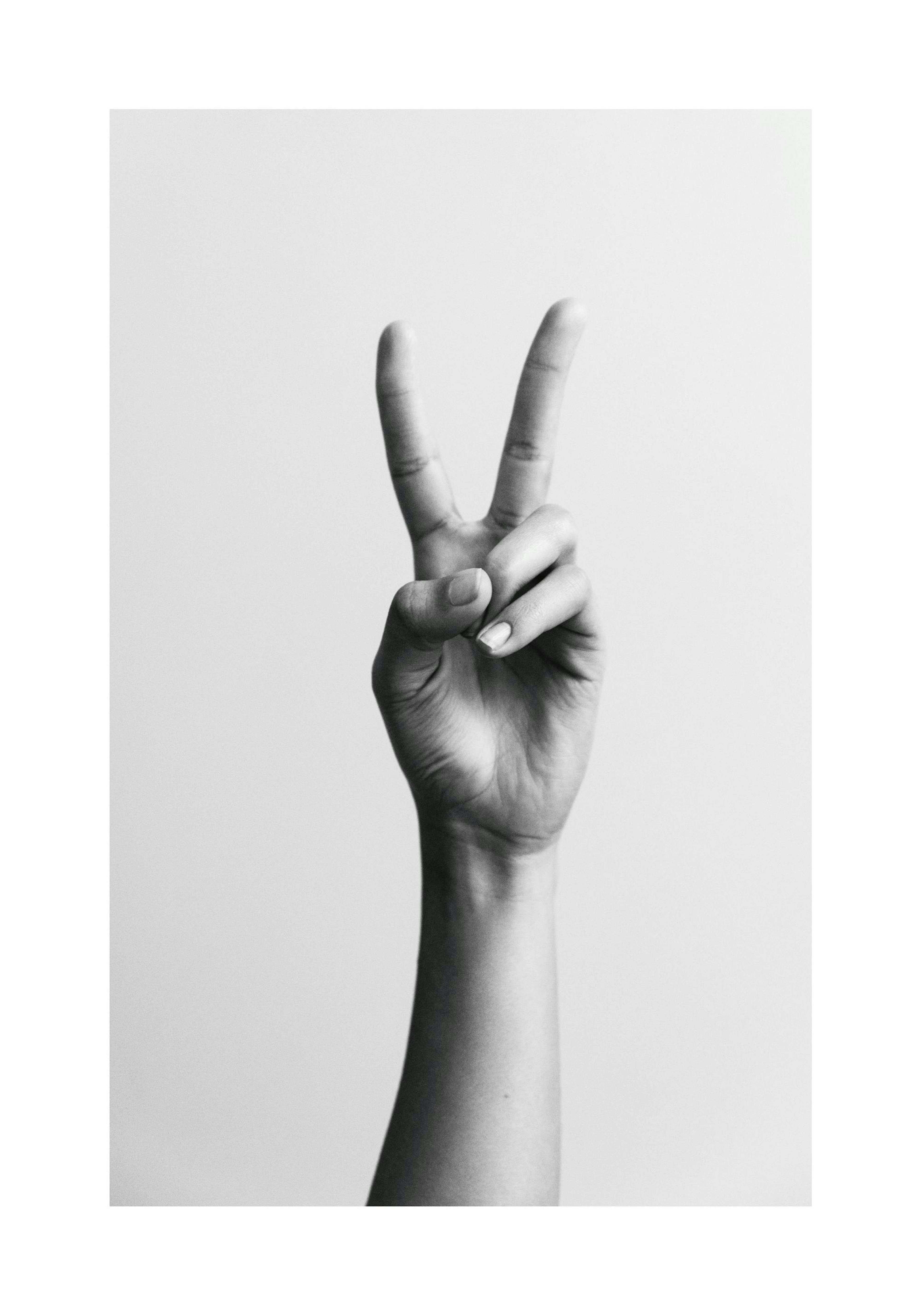 Peace Sign Affiche