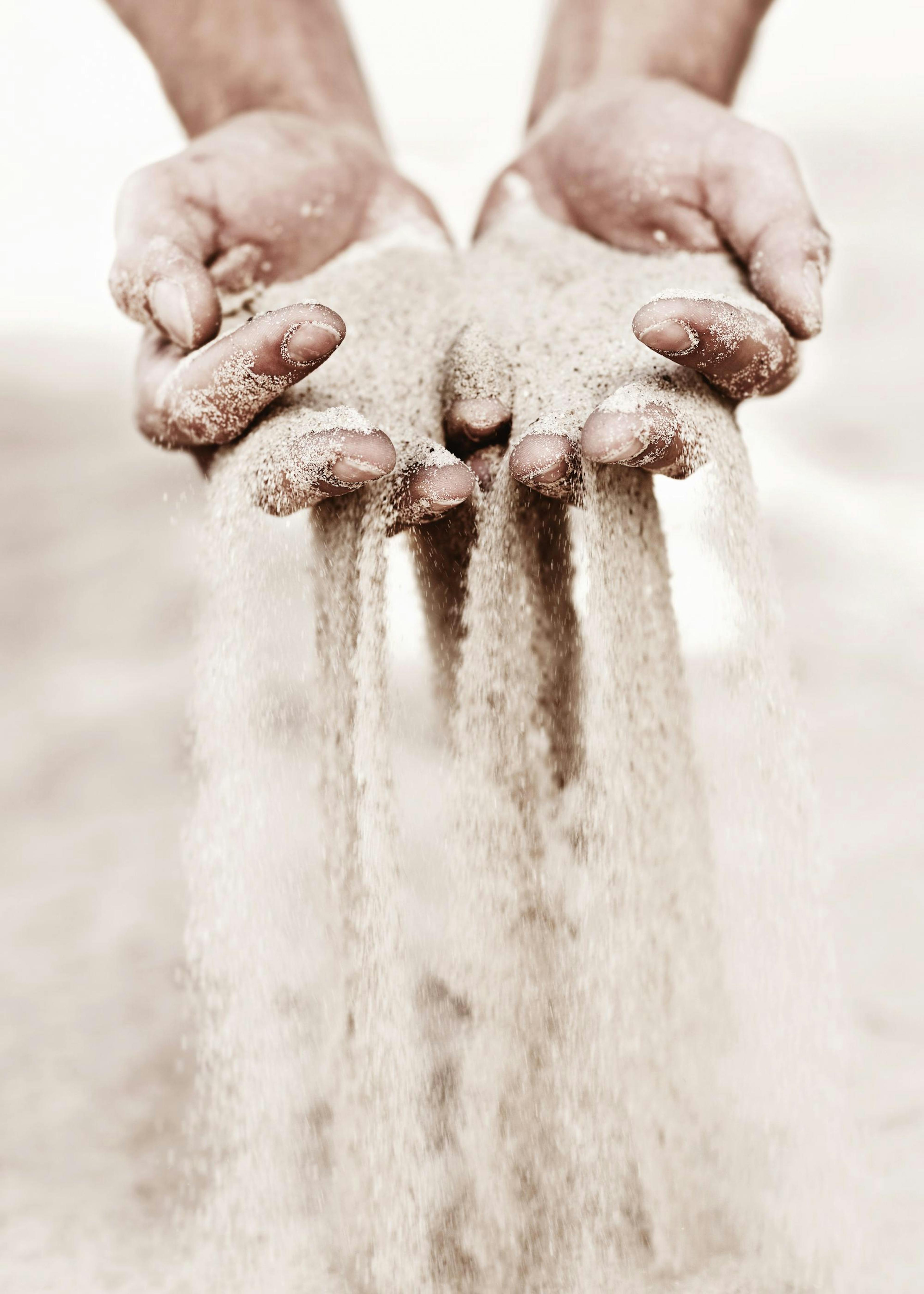 Sand Slipping Through Print 0