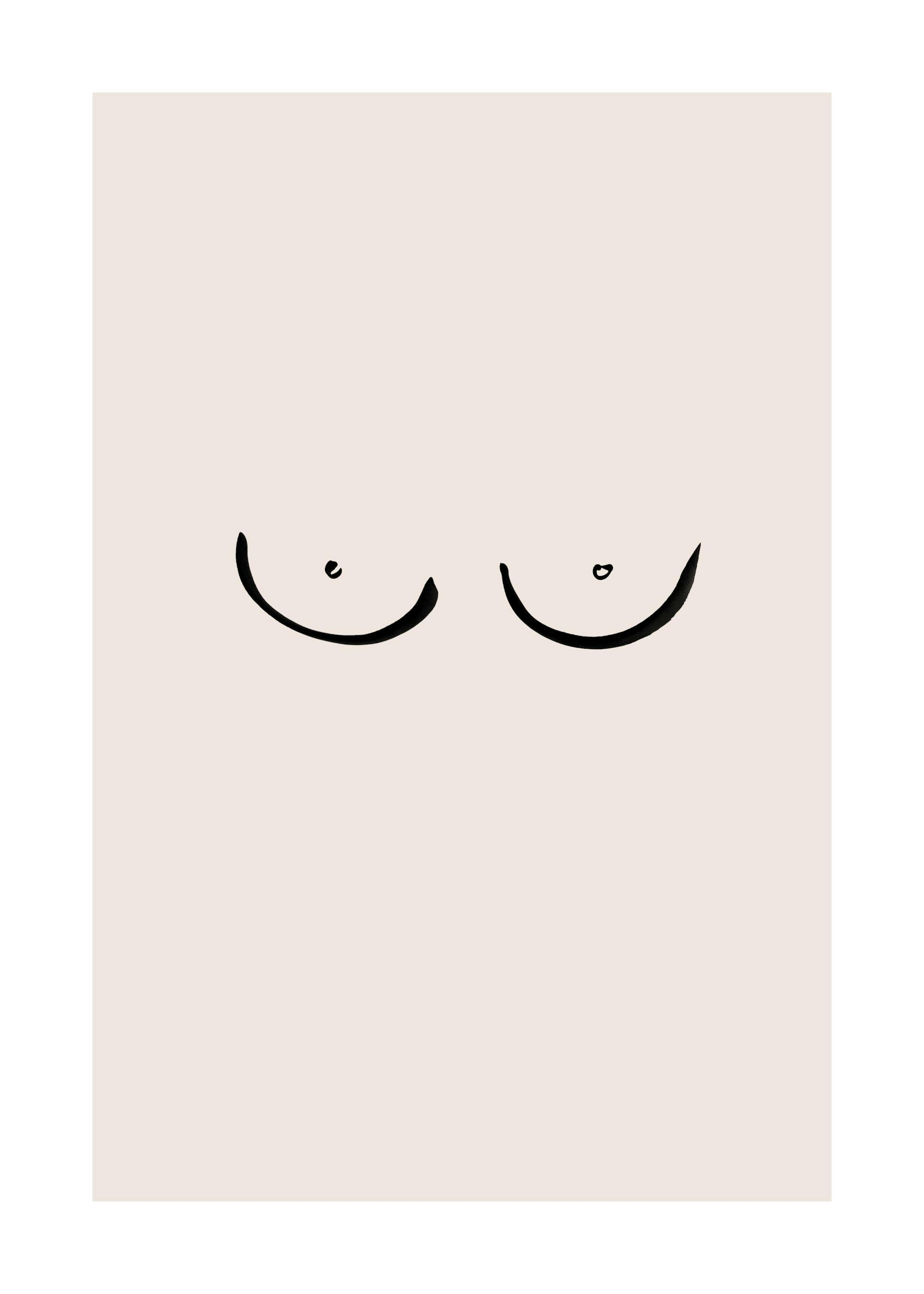 Boobs Drawing Poster 0