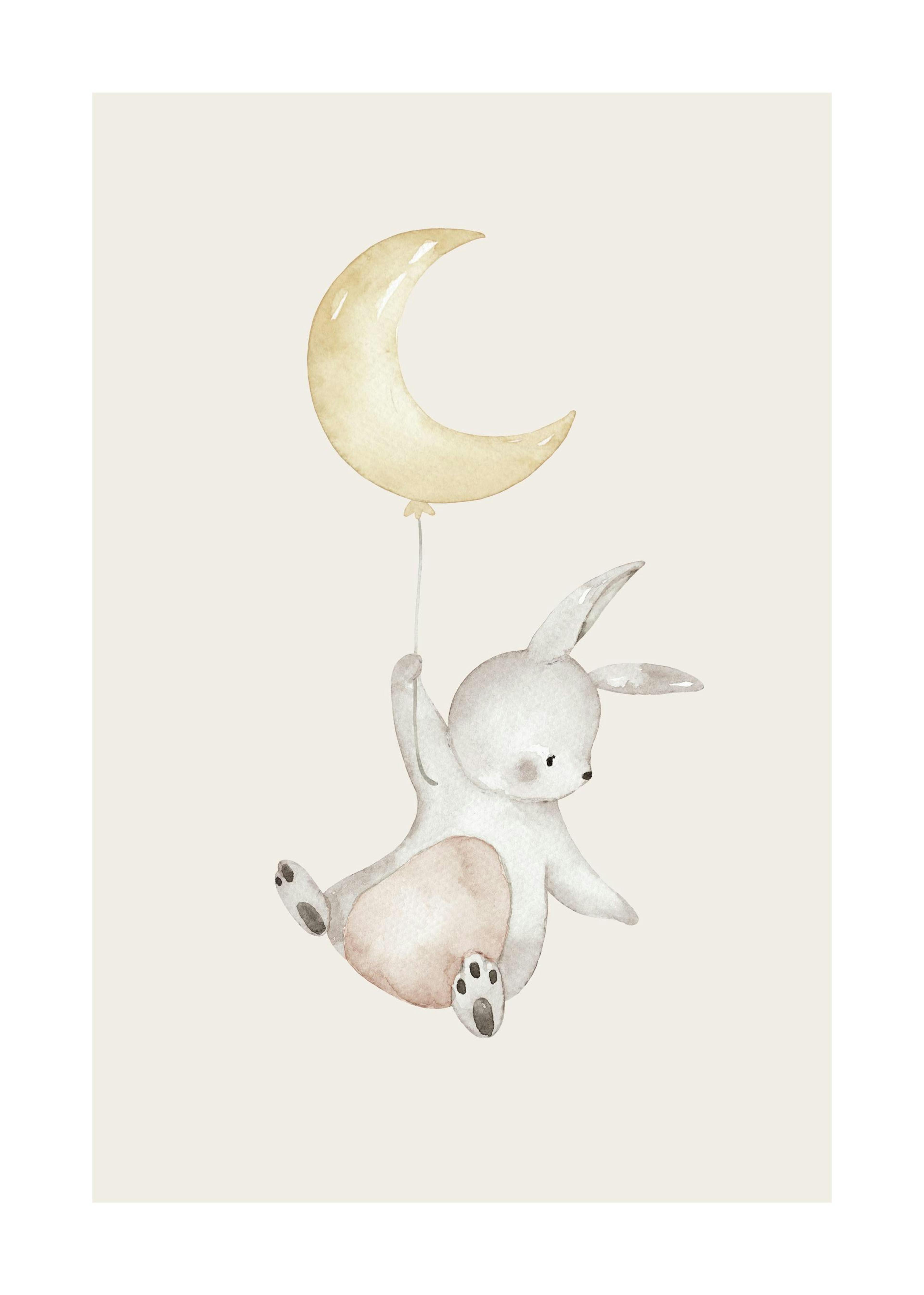 Flying Bunny Juliste 0