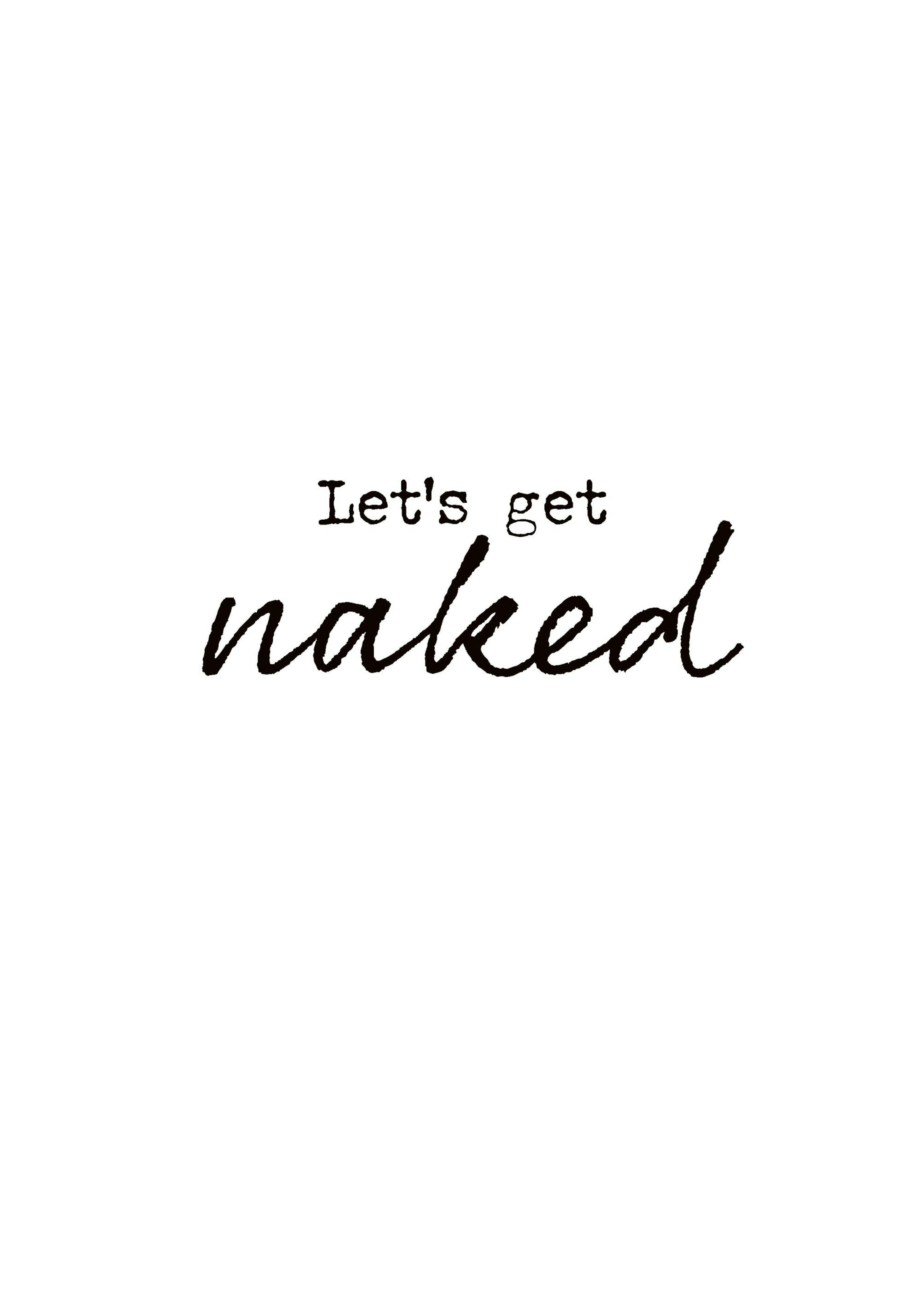 Get Naked Poster 0