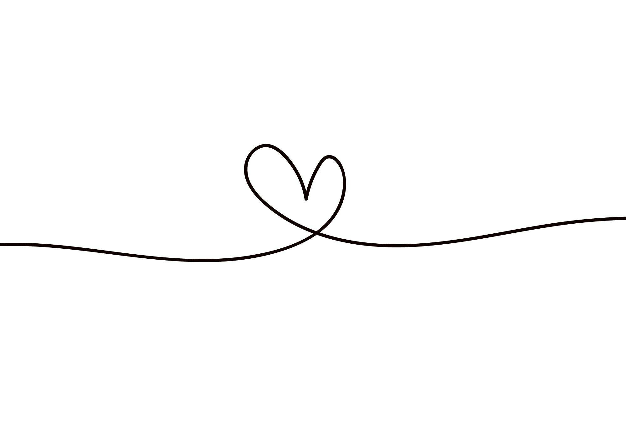 Line Heart Poster 0