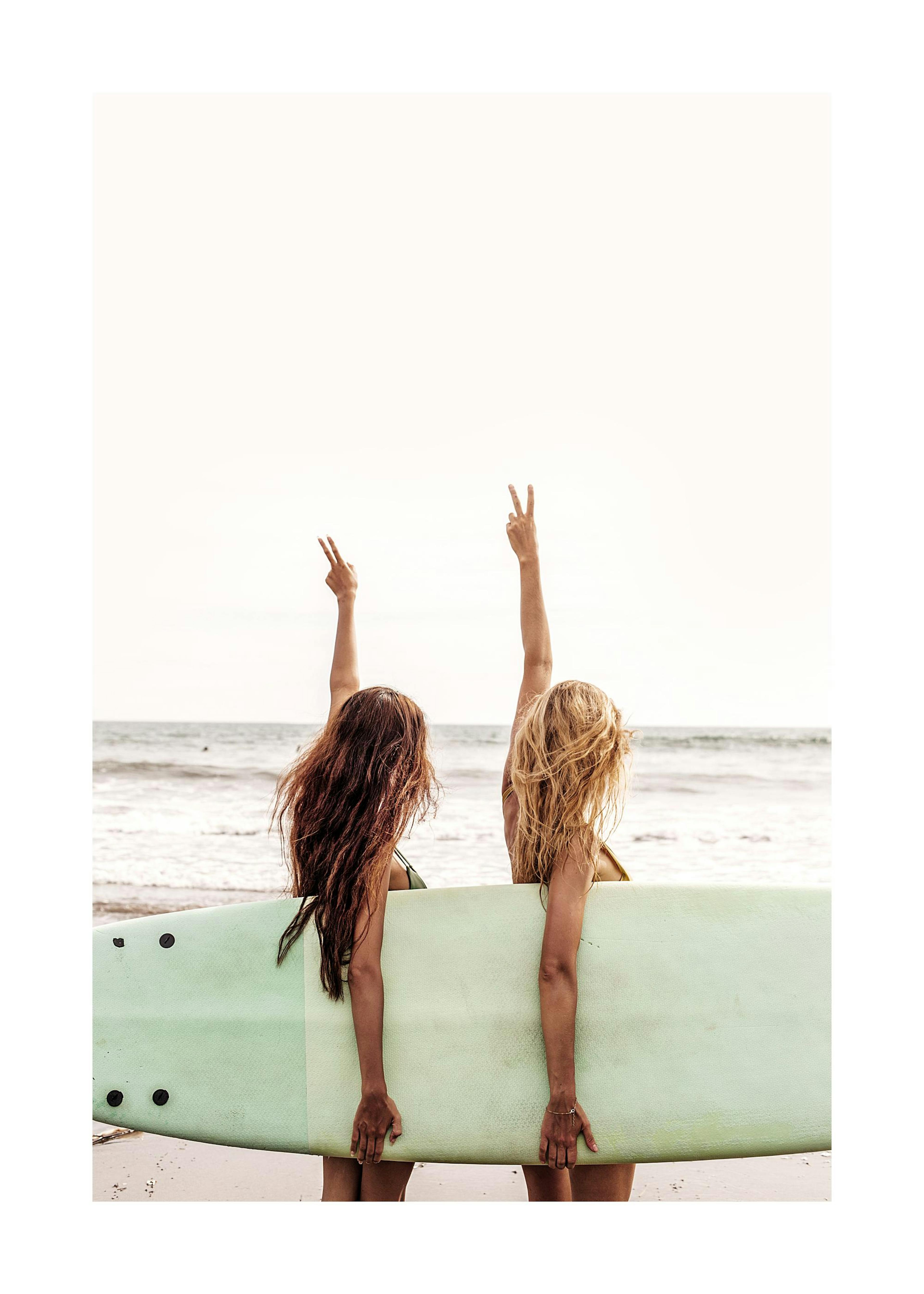 Surfer Girls Print 0