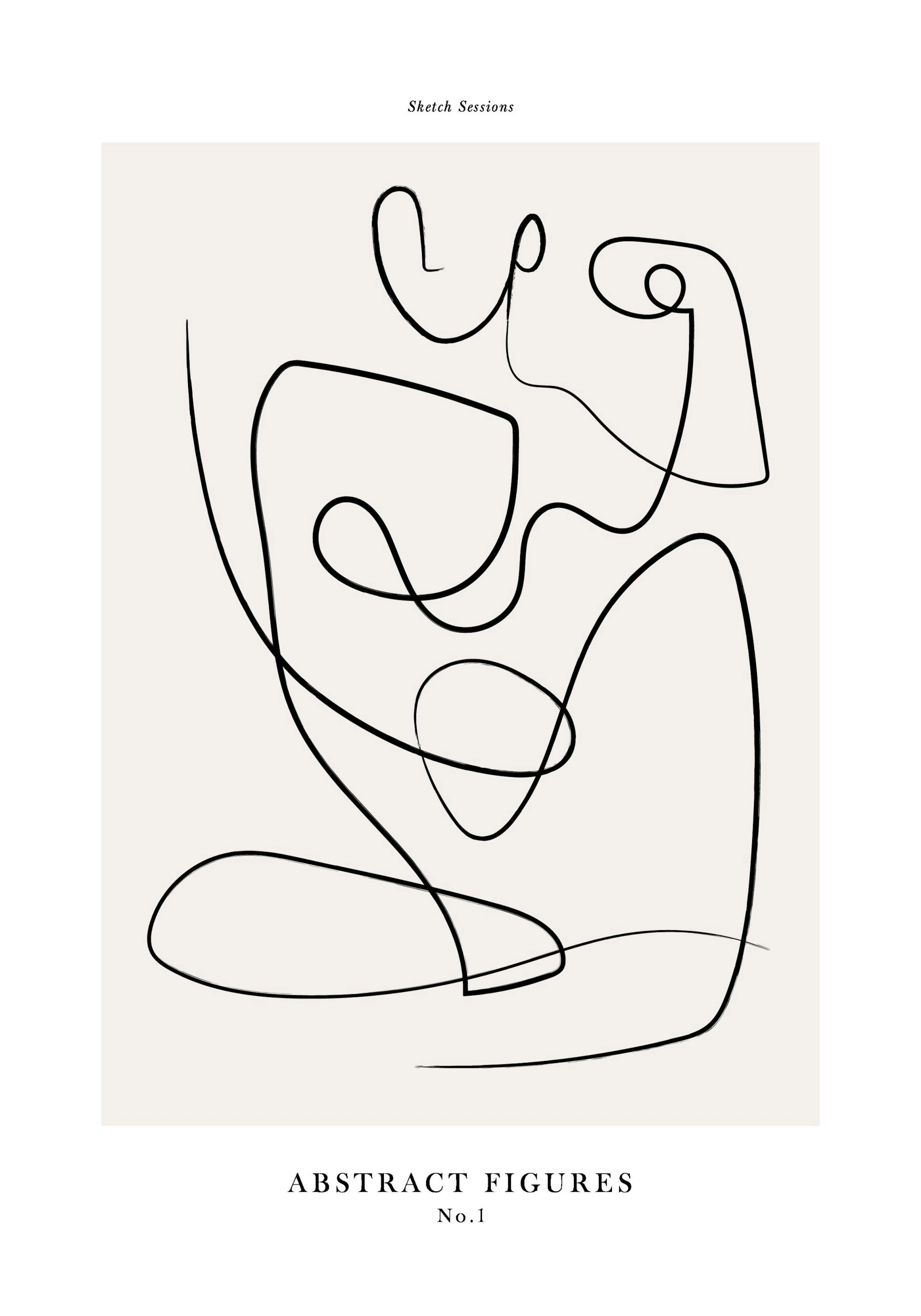 Abstract Figures No1 Print