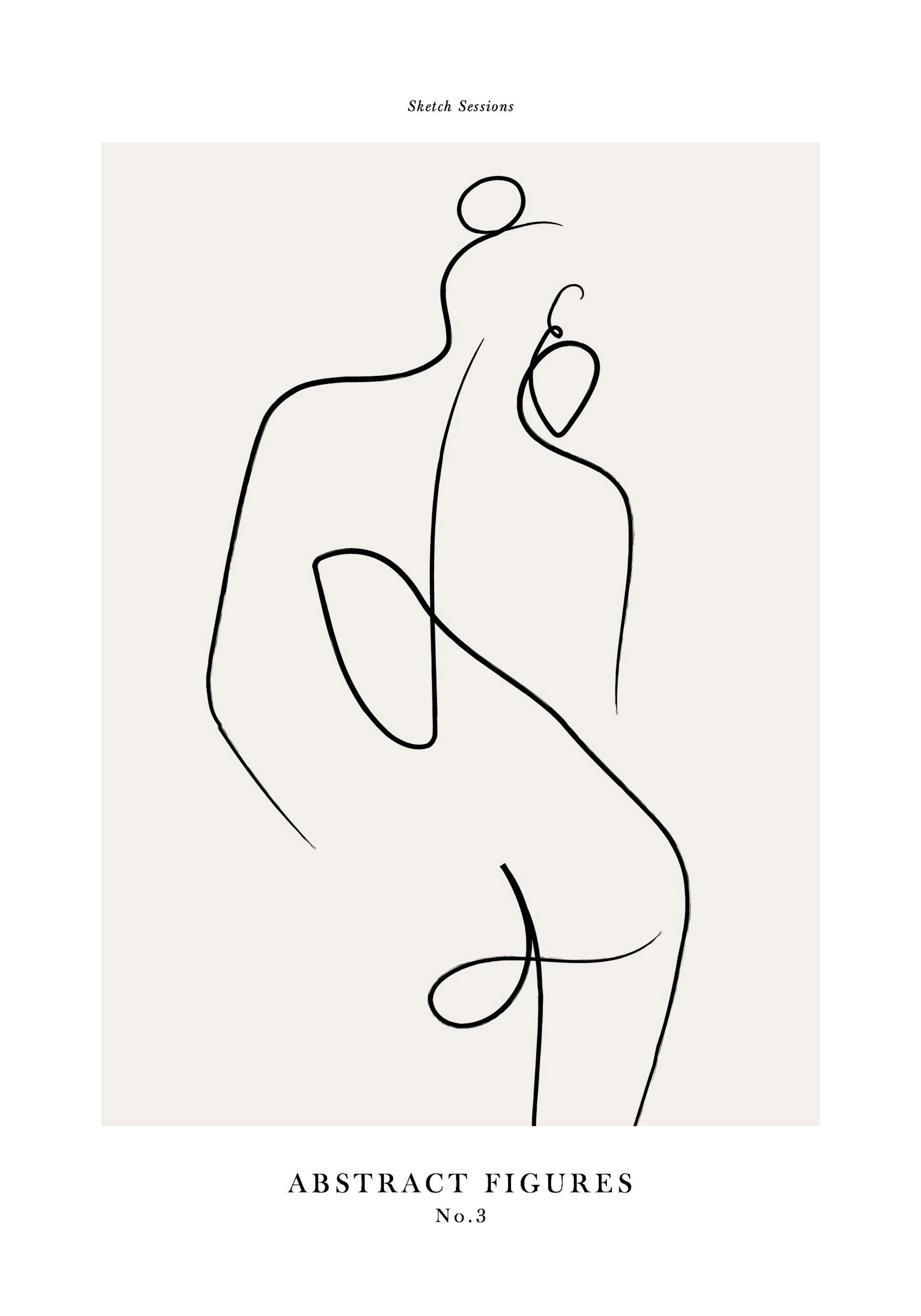 Abstract Figures No3 Juliste