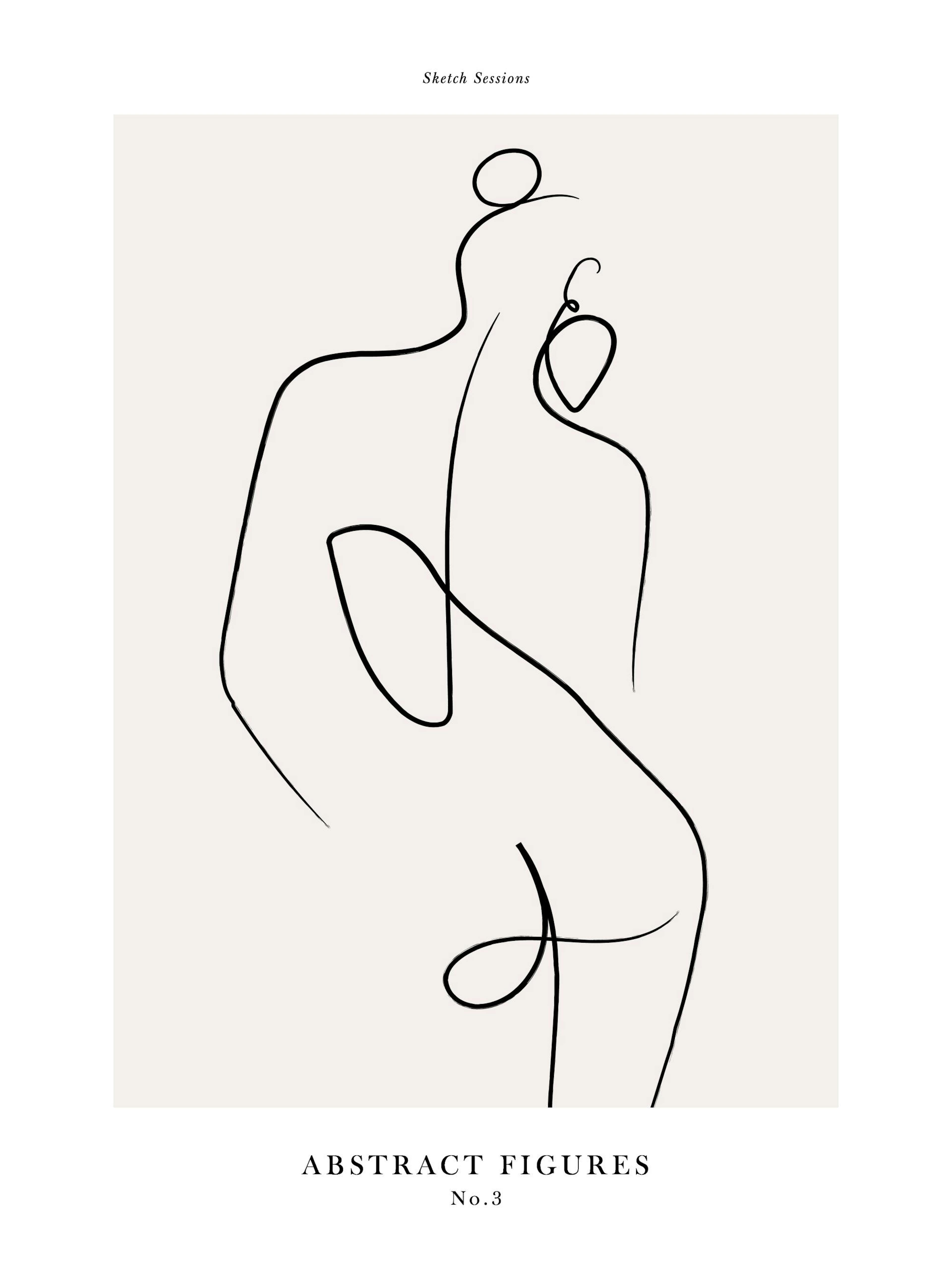 Abstract Figures No3 Print 0