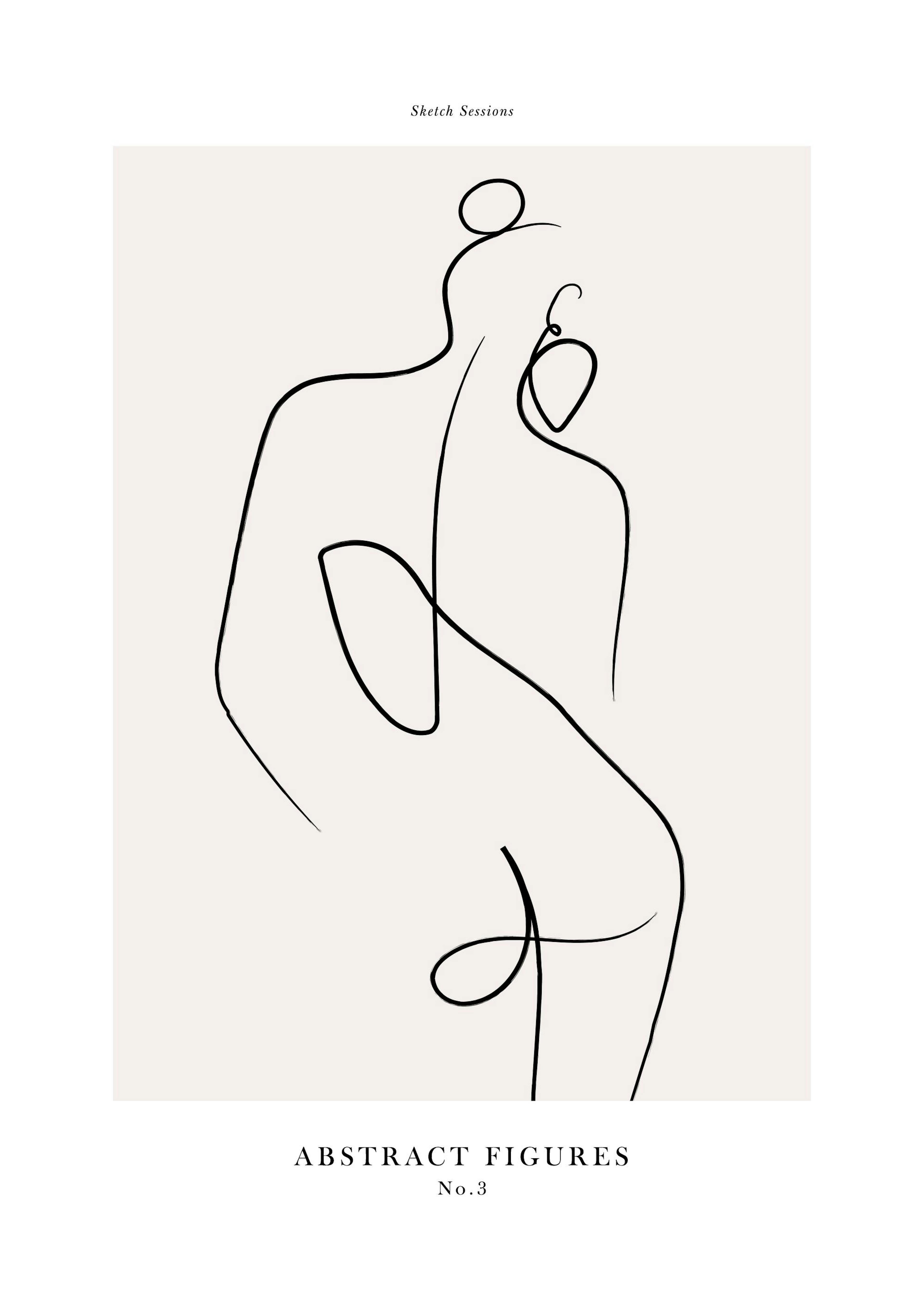 Abstract Figures No3 Print 0
