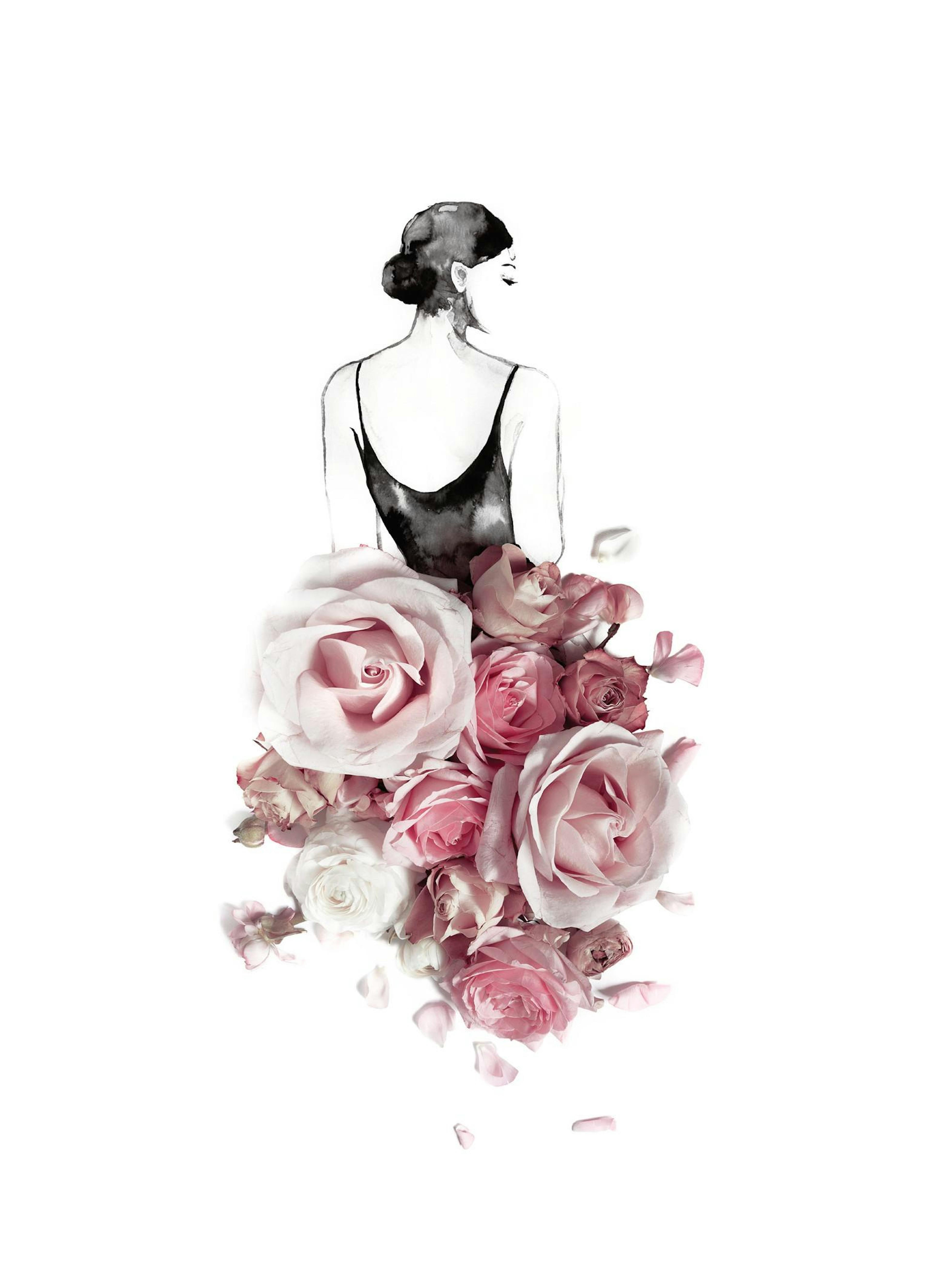 Rose Skirt Print