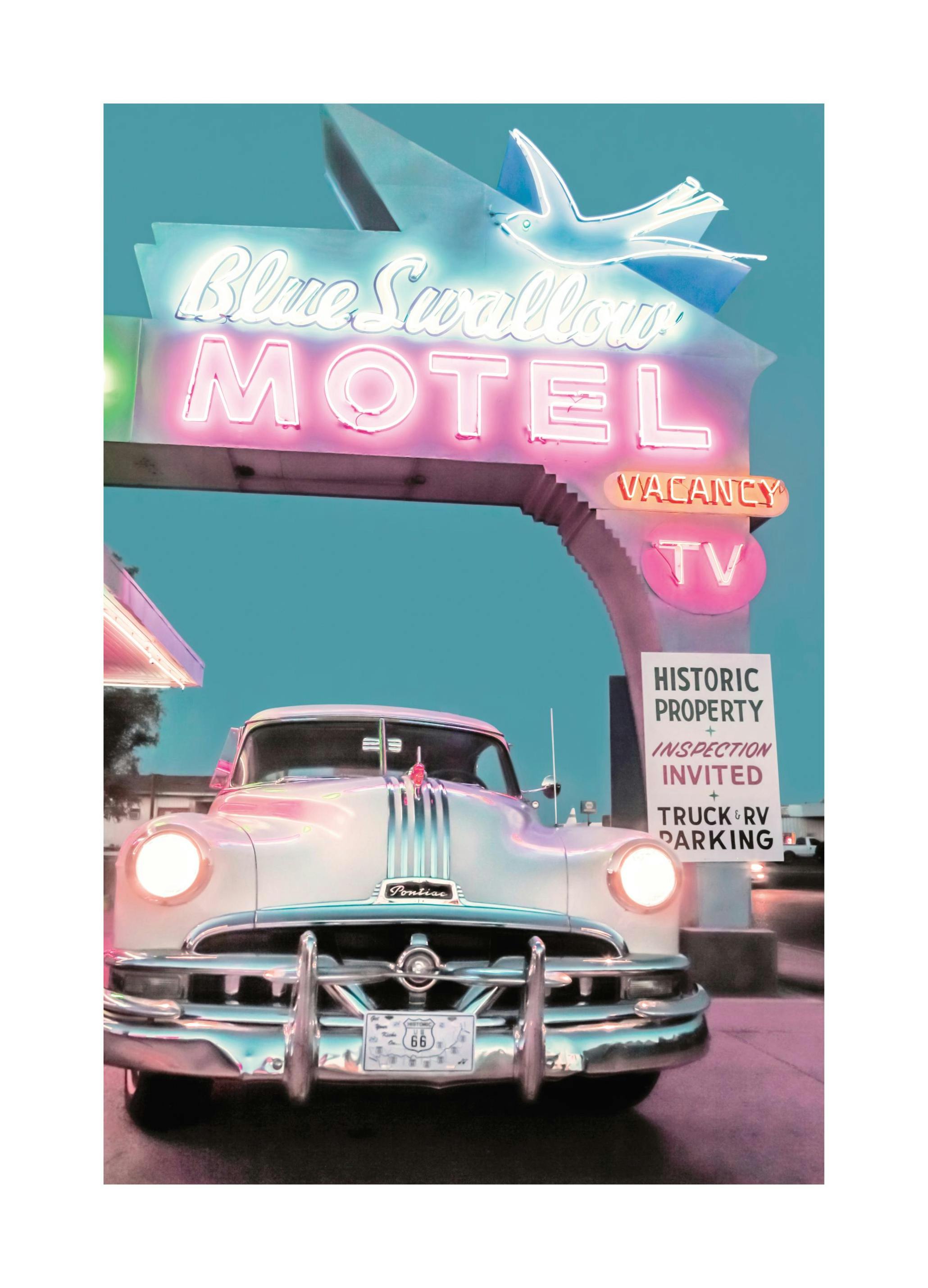 Blue Swallow Motel Affiche (30x40 cm) - Photographies