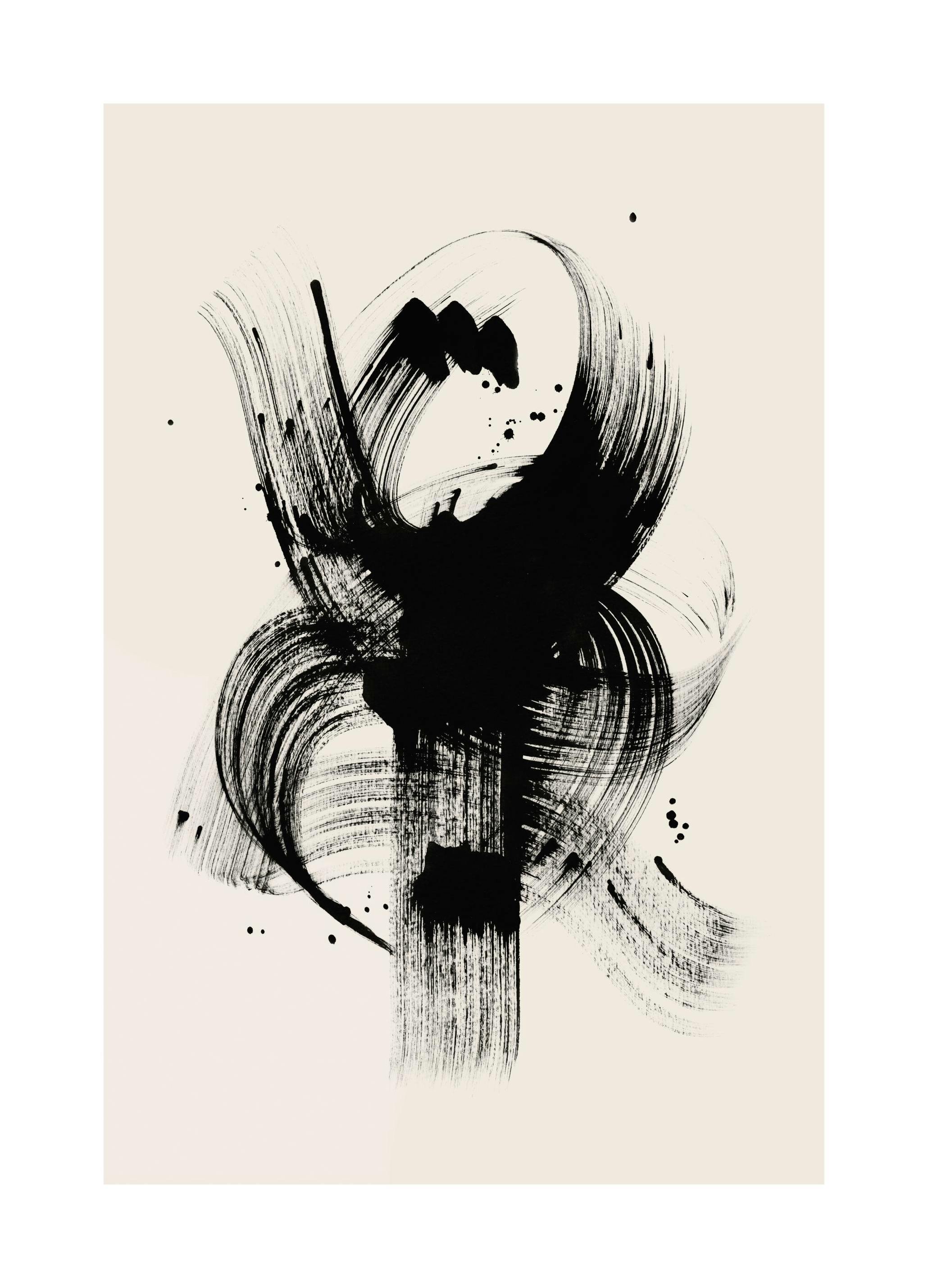 Prints - Ink Touch No2 (100x150 cm) - Art prints