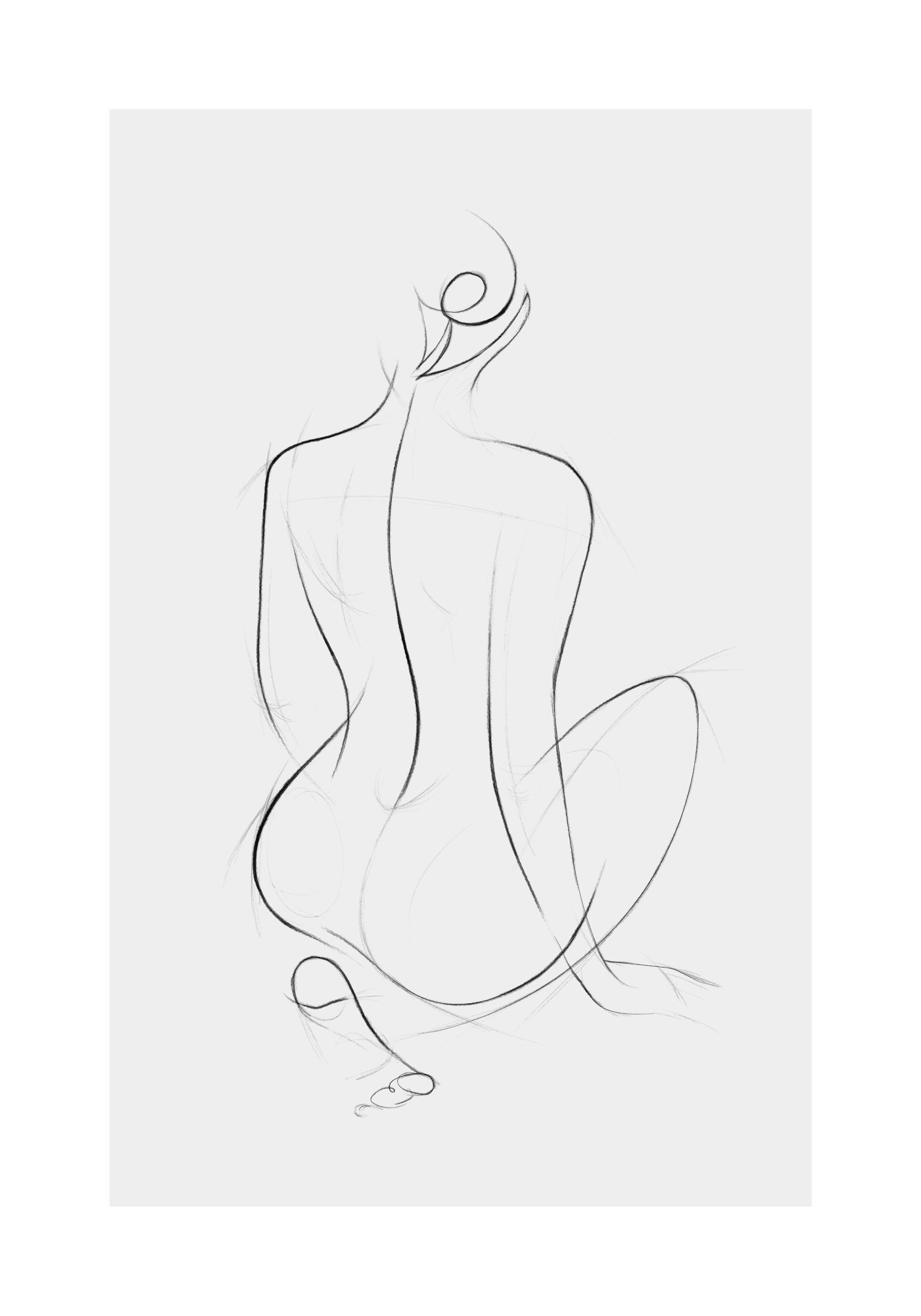 Sketch Lines No2 Poster