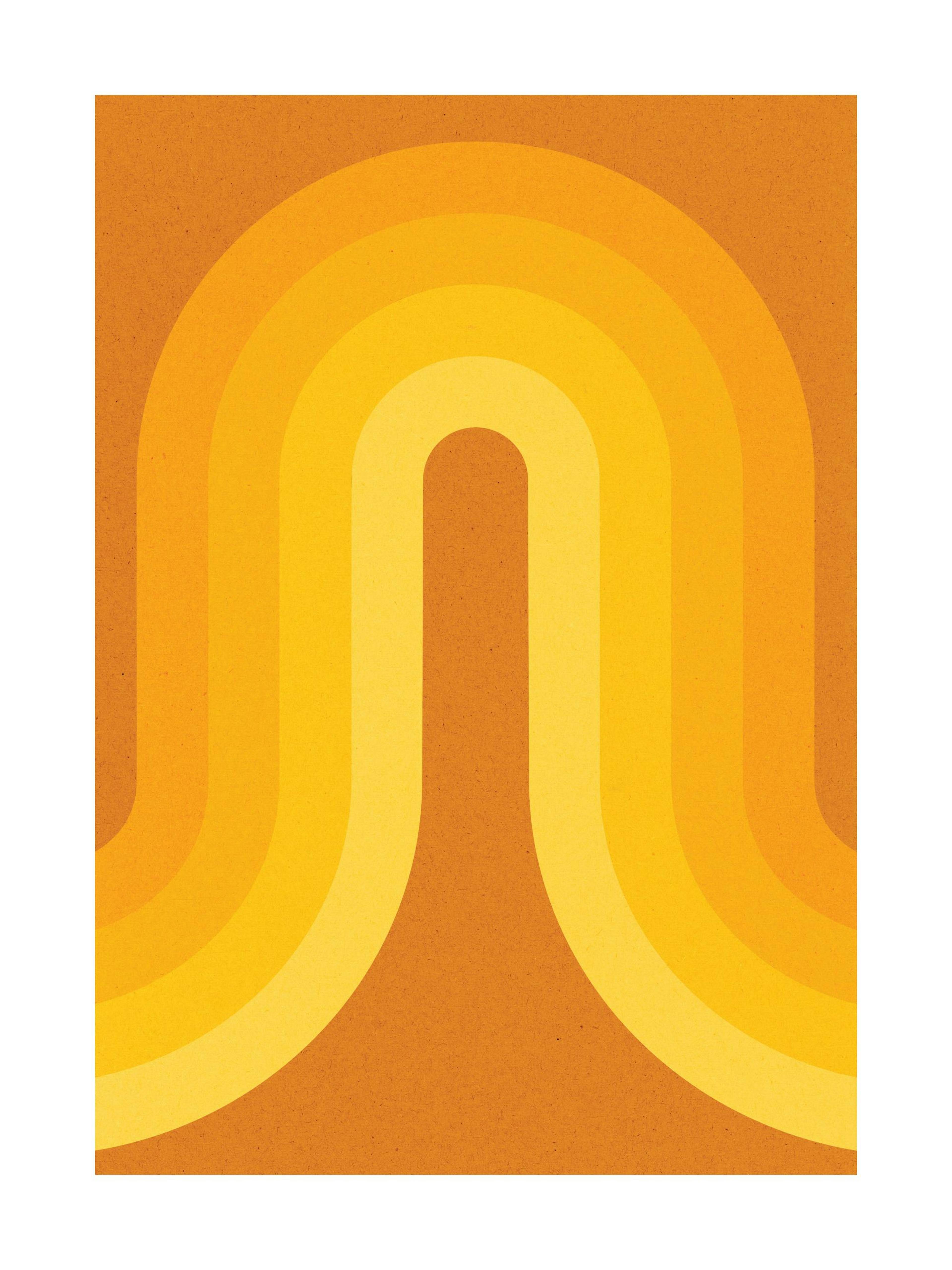 Retro Rainbow Poster