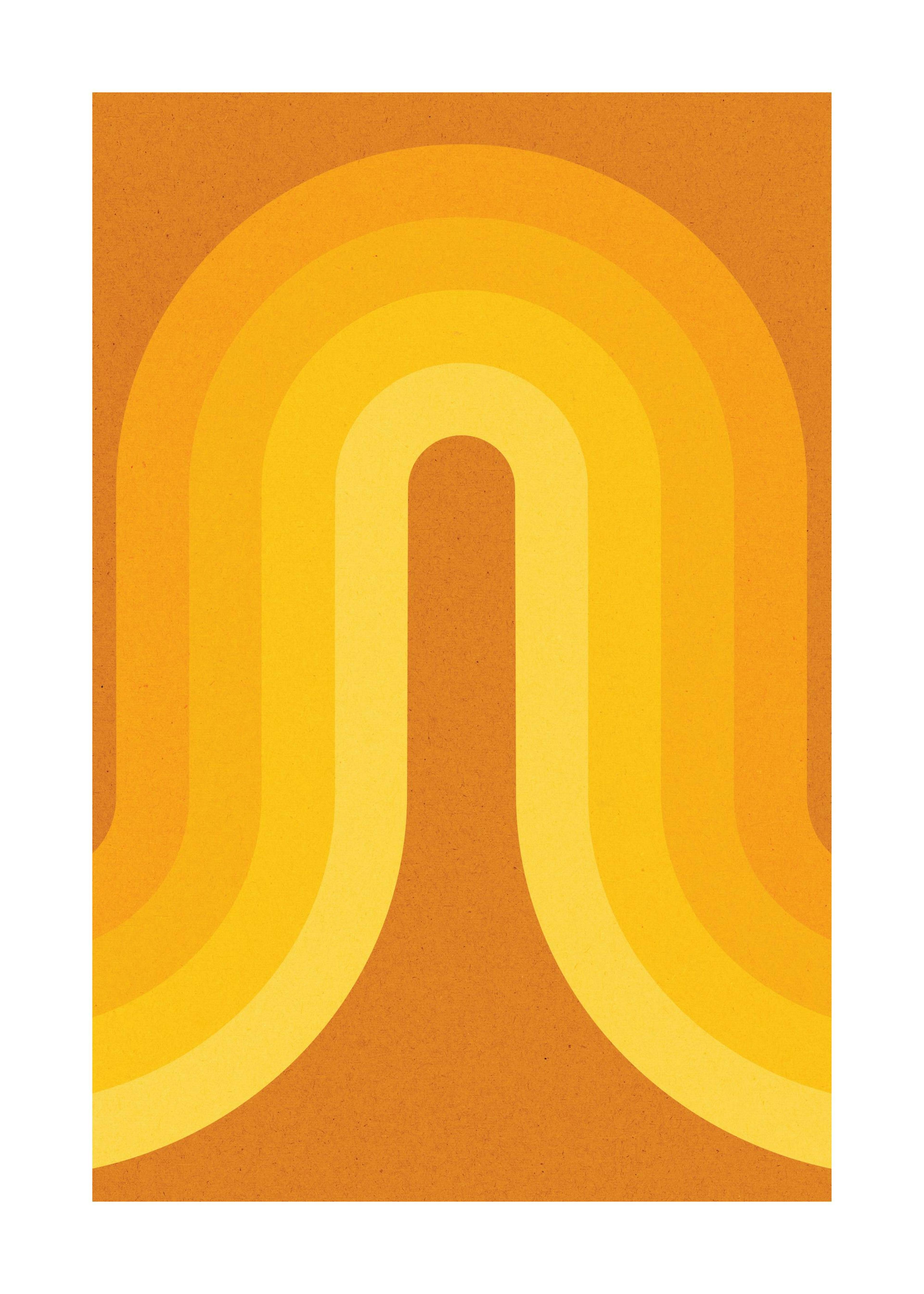Retro Rainbow Poster 0