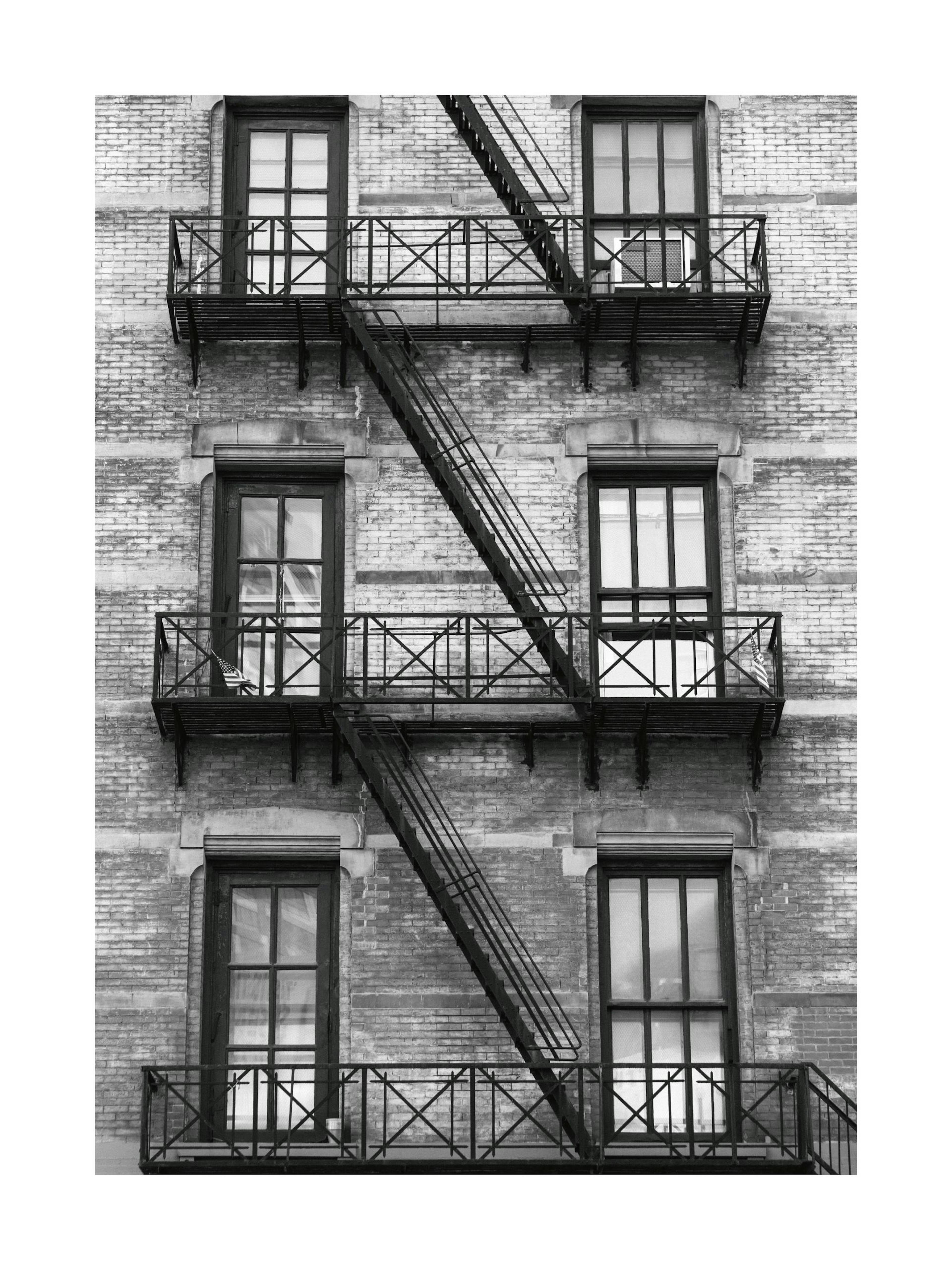 NY Fire Escape Print