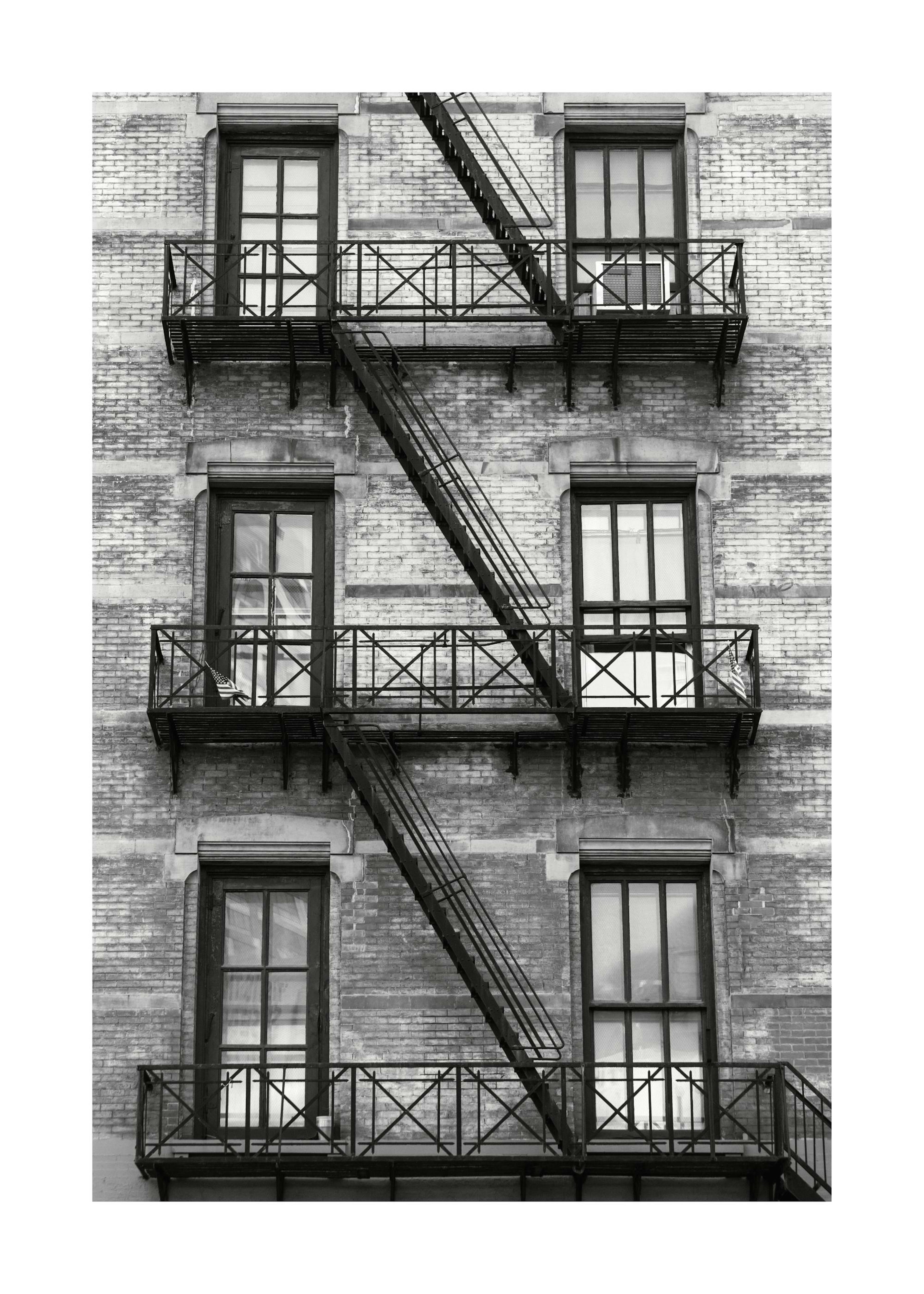 NY Fire Escape Poster 0
