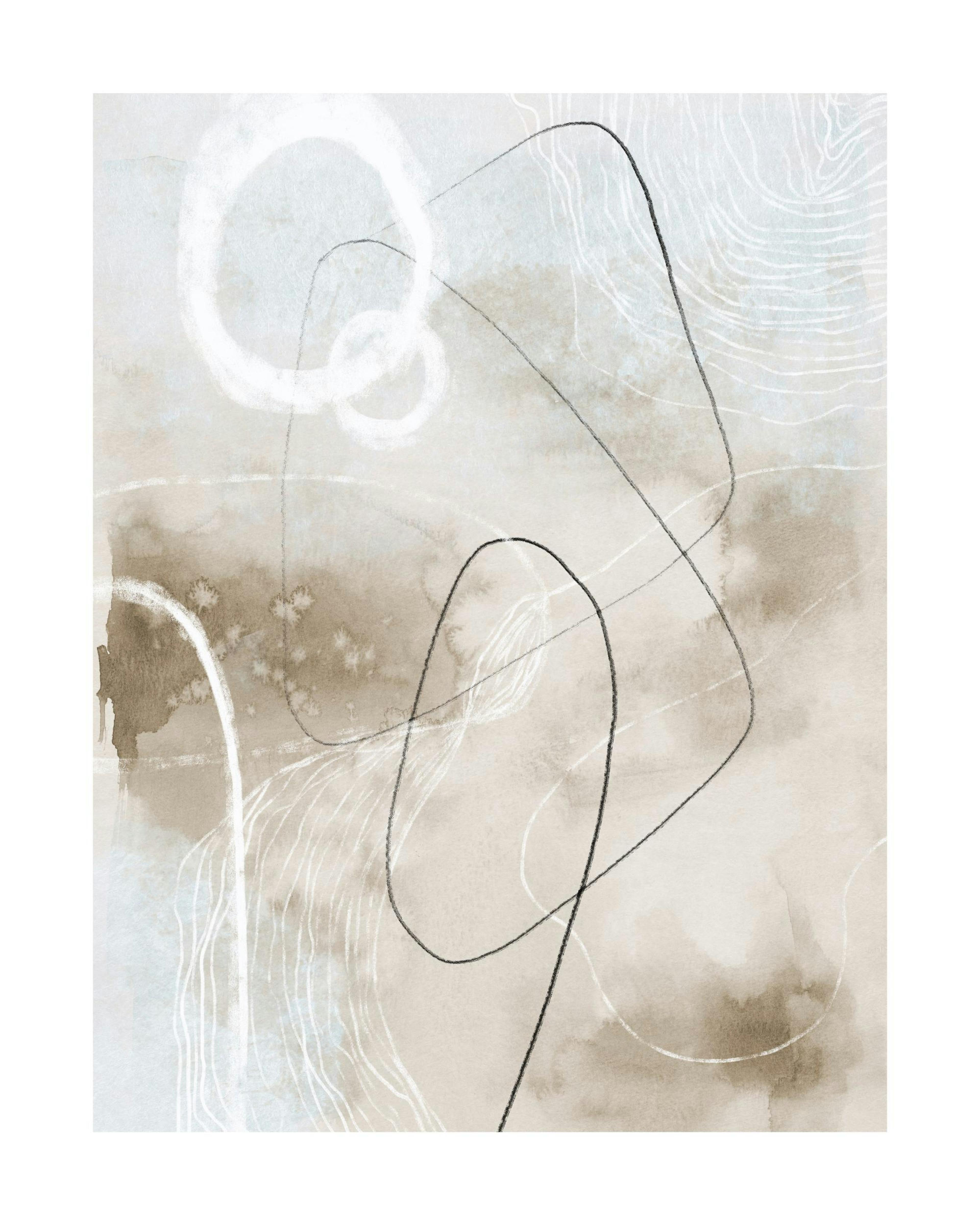 Soft Abstract Lines No2 0