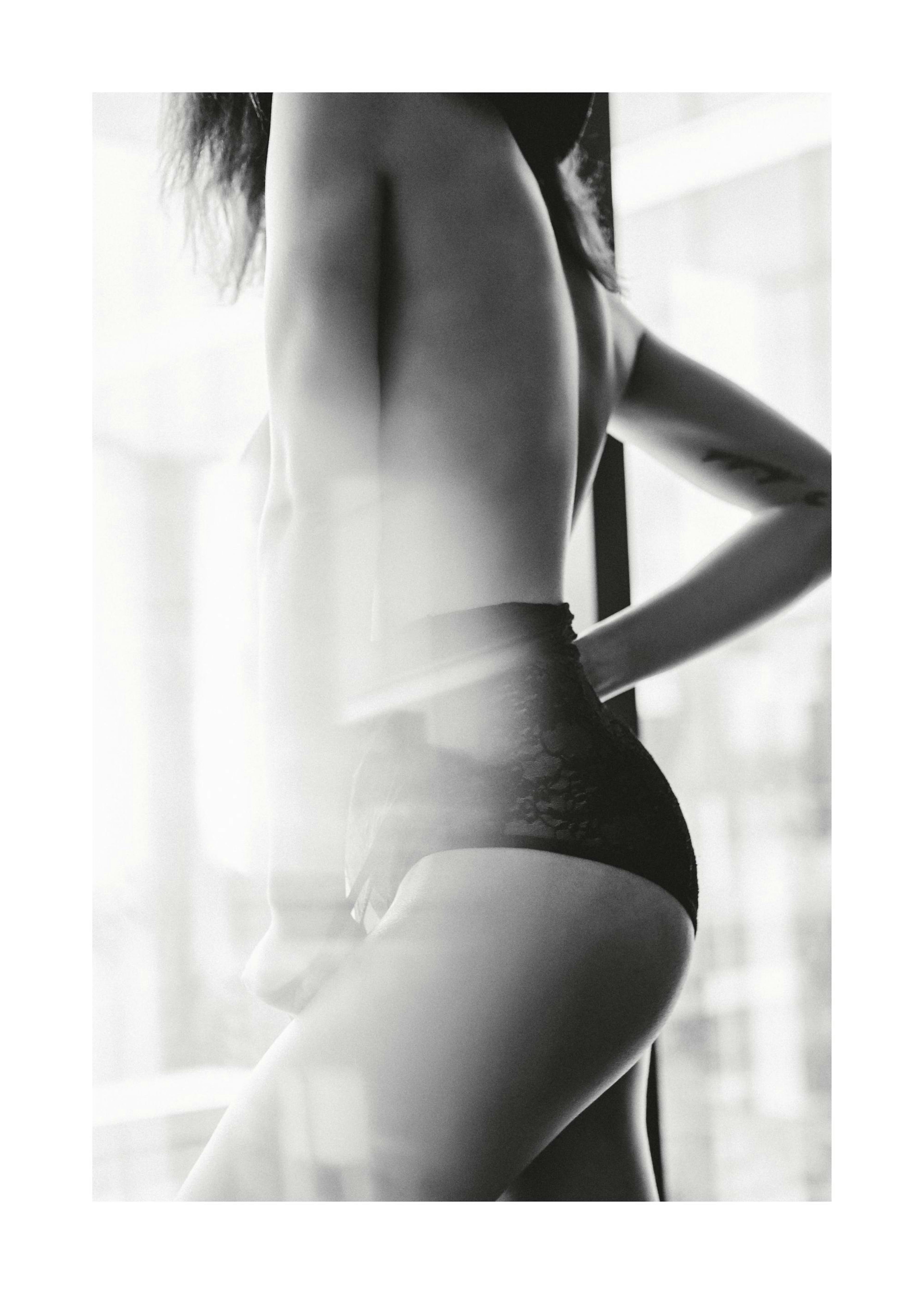 Black Lingerie Print 0