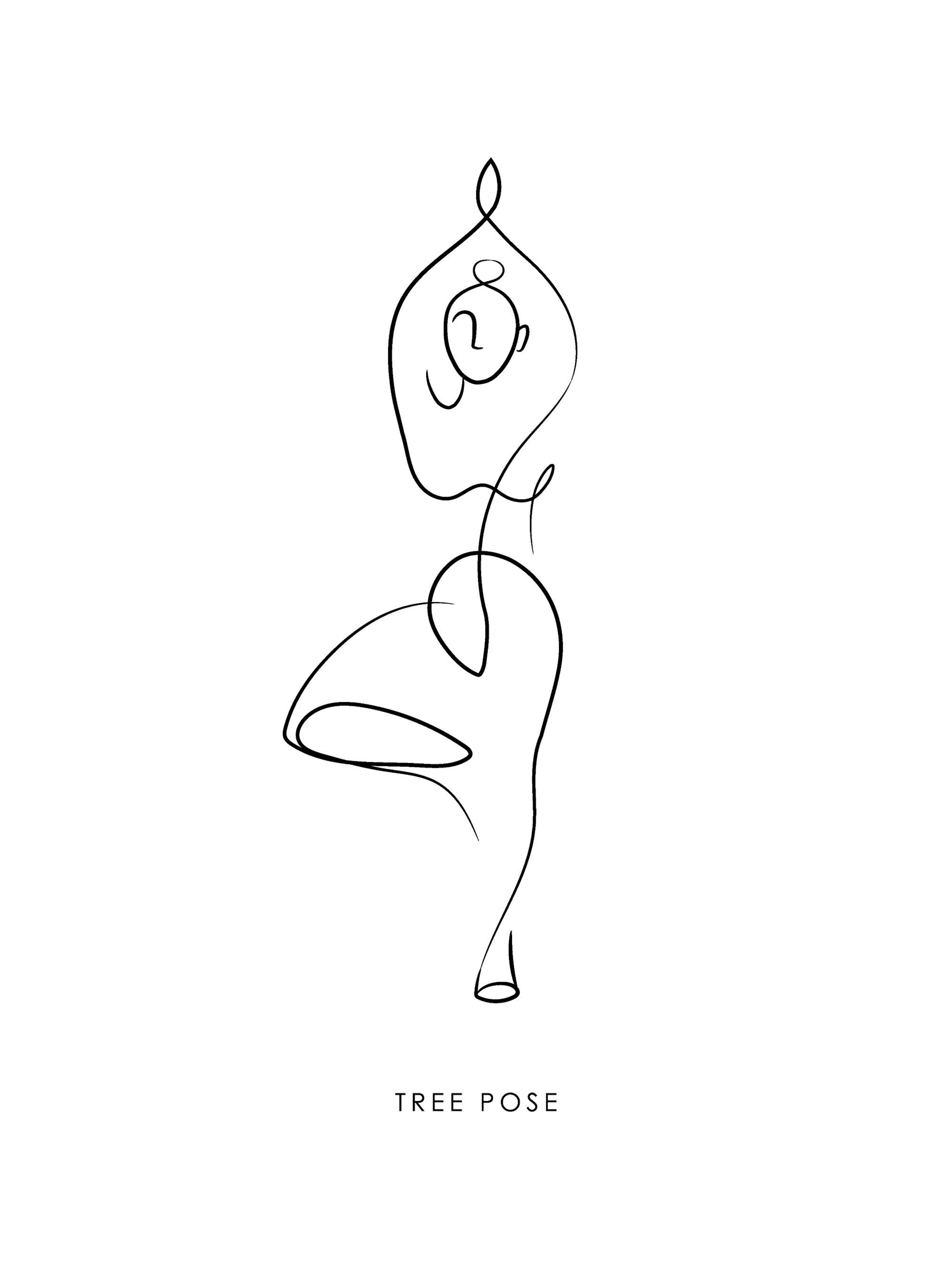 Yoga Pose No2 Plakát