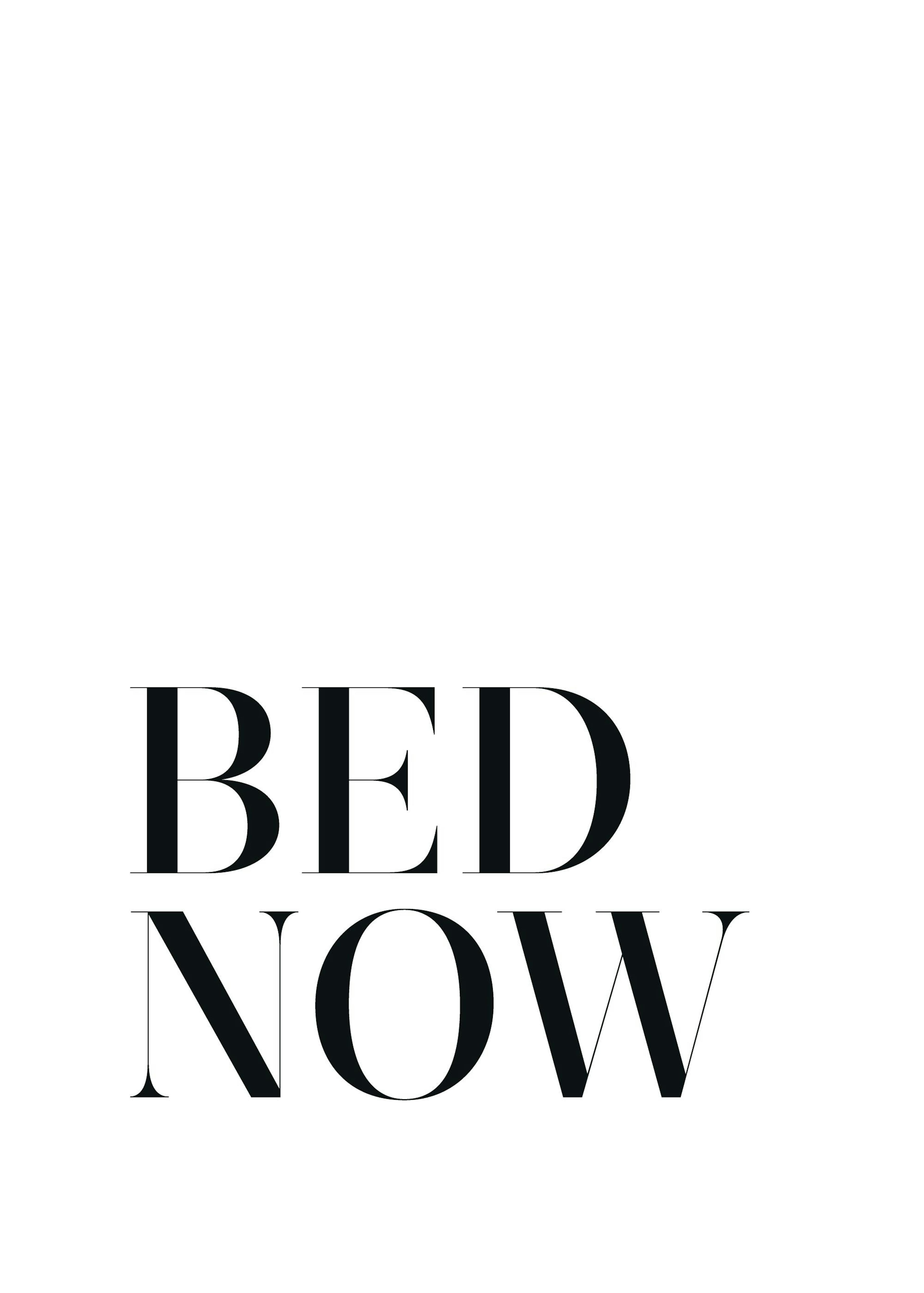 Bed. Now. Poster 0
