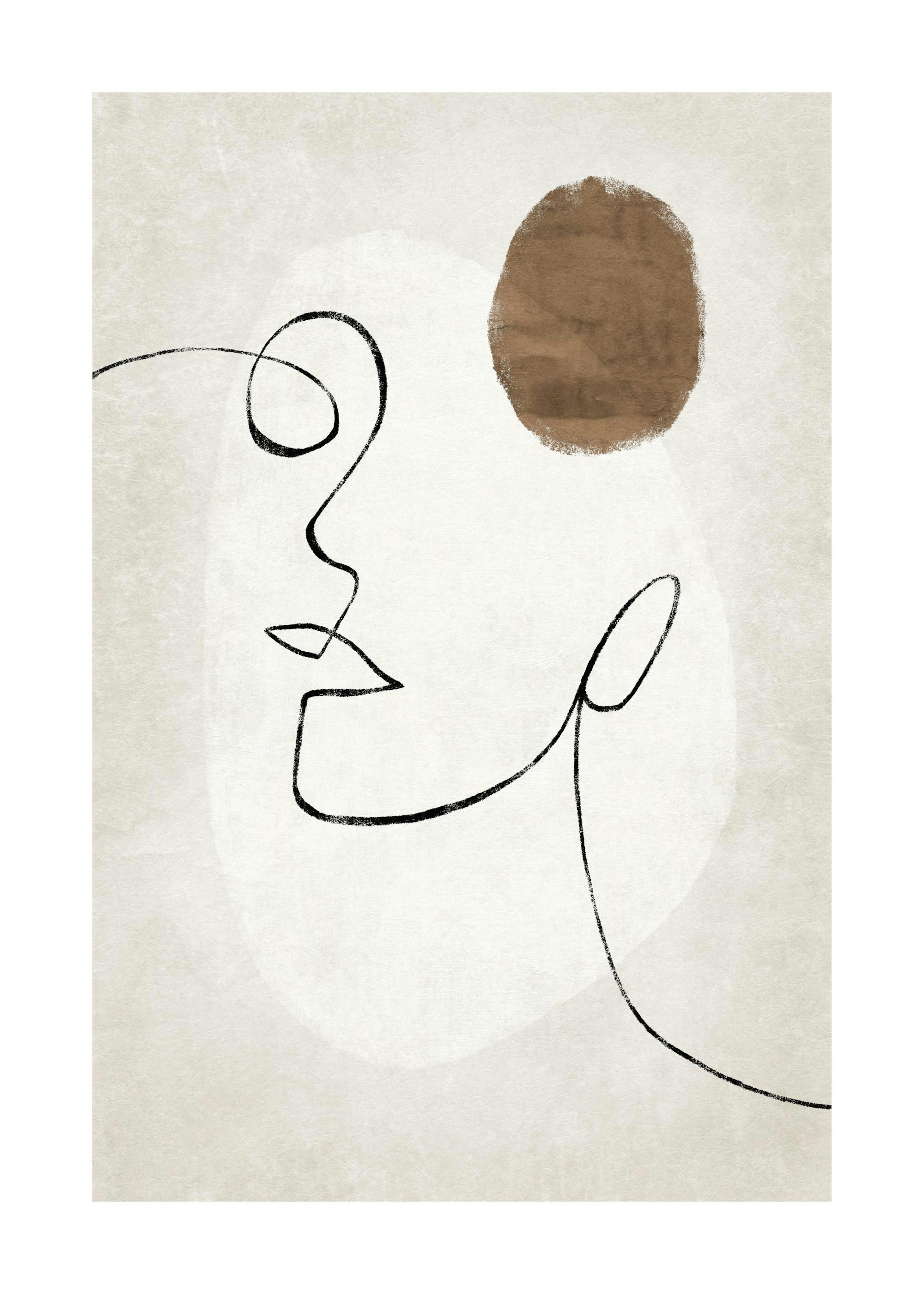 Abstract Lines and Shapes No1 Poster 0