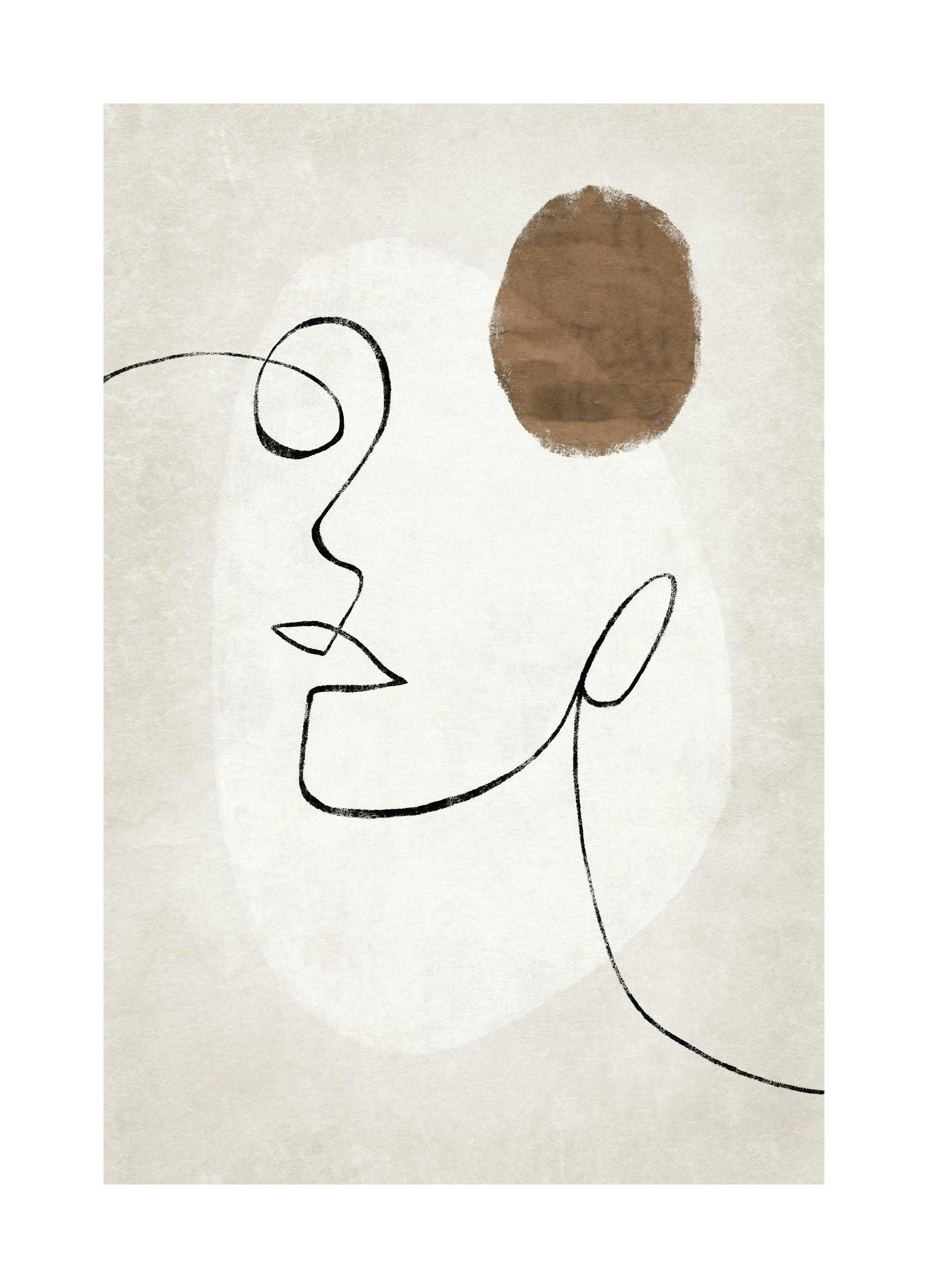 Prints - Abstract Lines and Shapes No1 Print (50x70 cm) - Abstract art prints