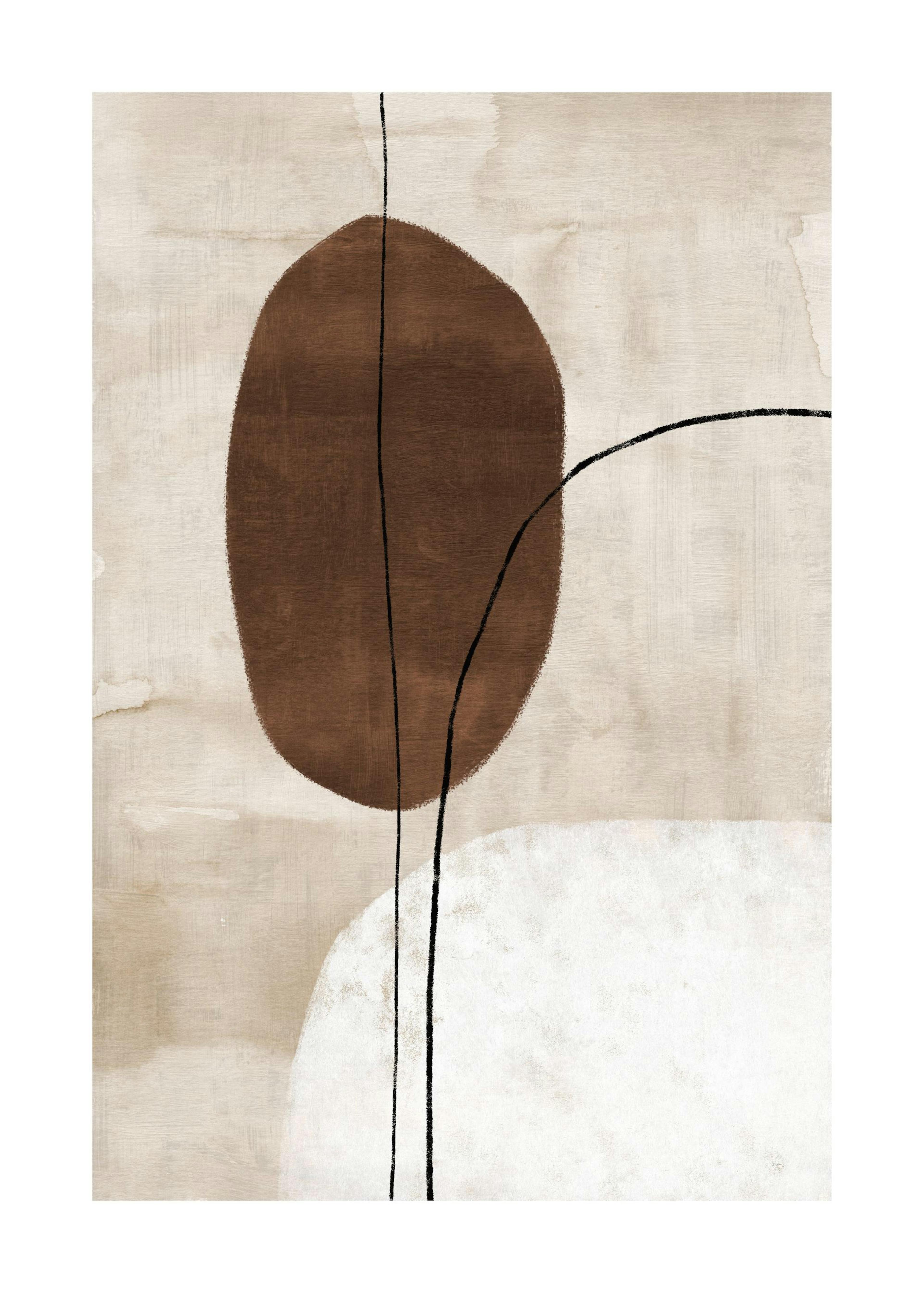 Abstract Lines and Shapes No2 Poster 0