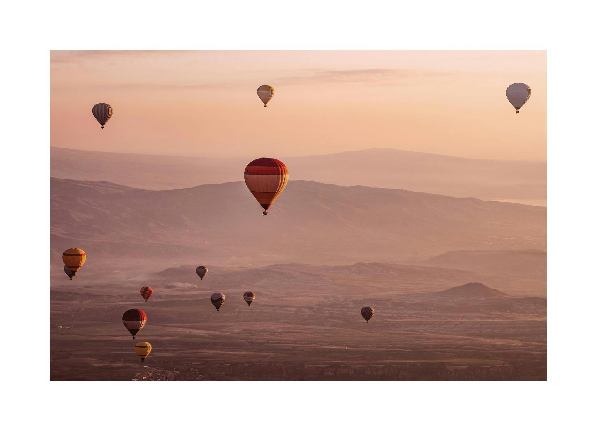 Pink Haze Poster (30x40 cm) -  Poster mit Landschaftsmotiven