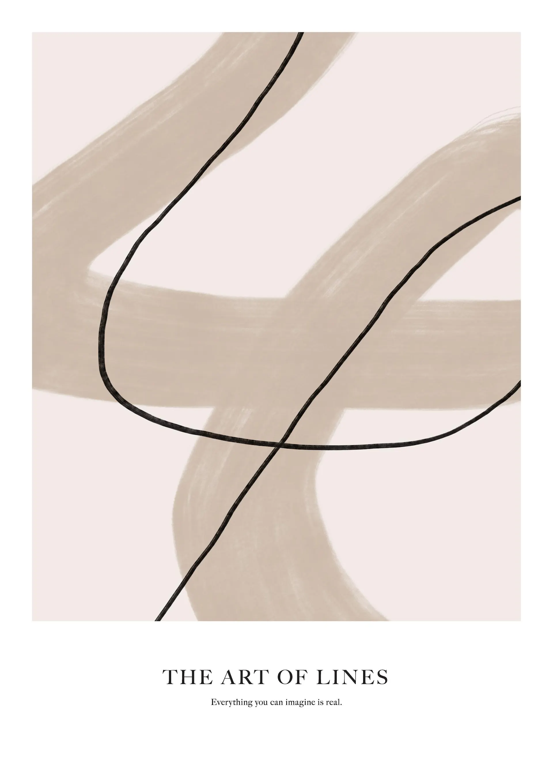 Line Art Patchwork Print