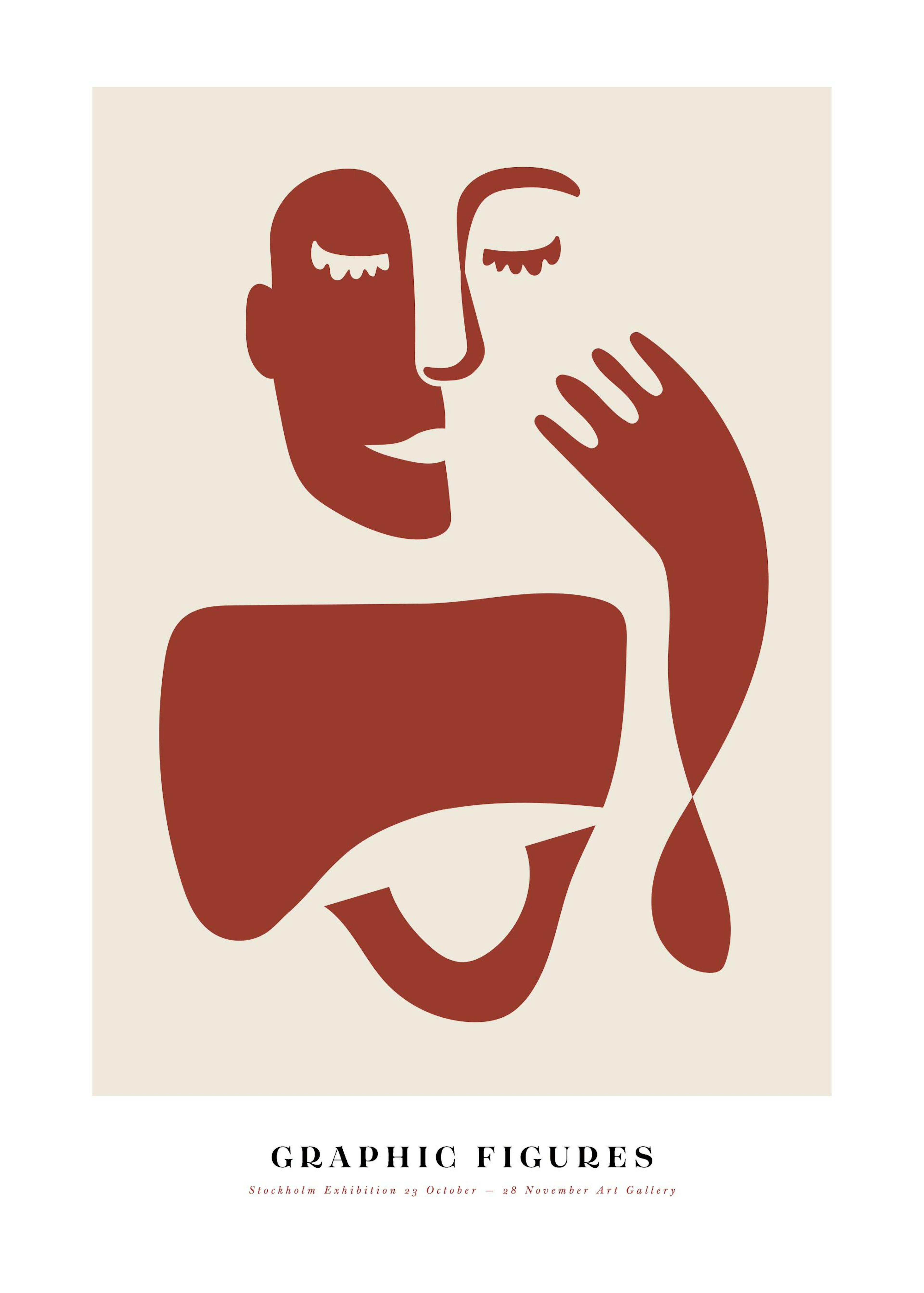 Graphic Figures No1 Affiche 0