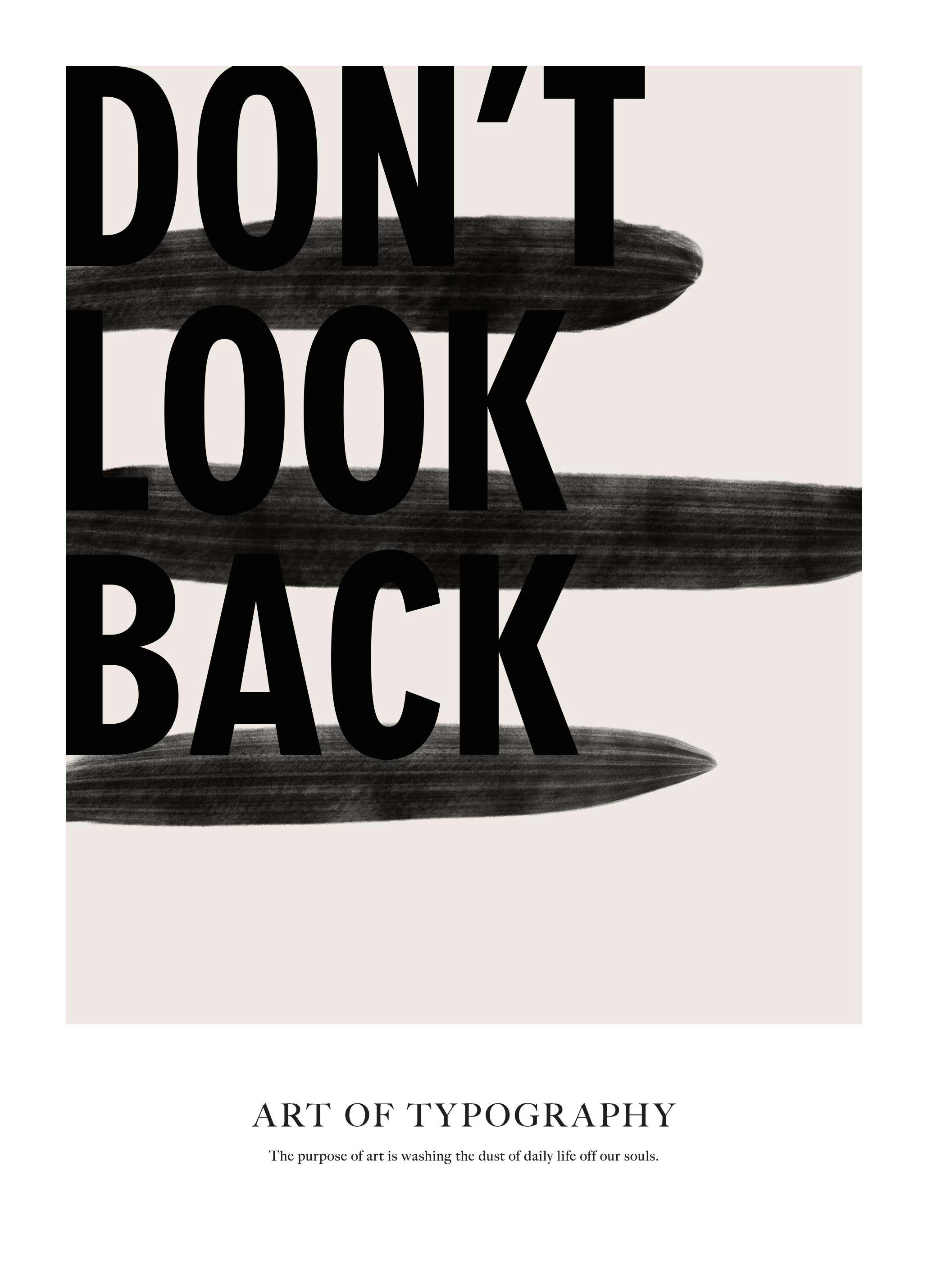 Art of Typography No1 Print (50x70 cm)