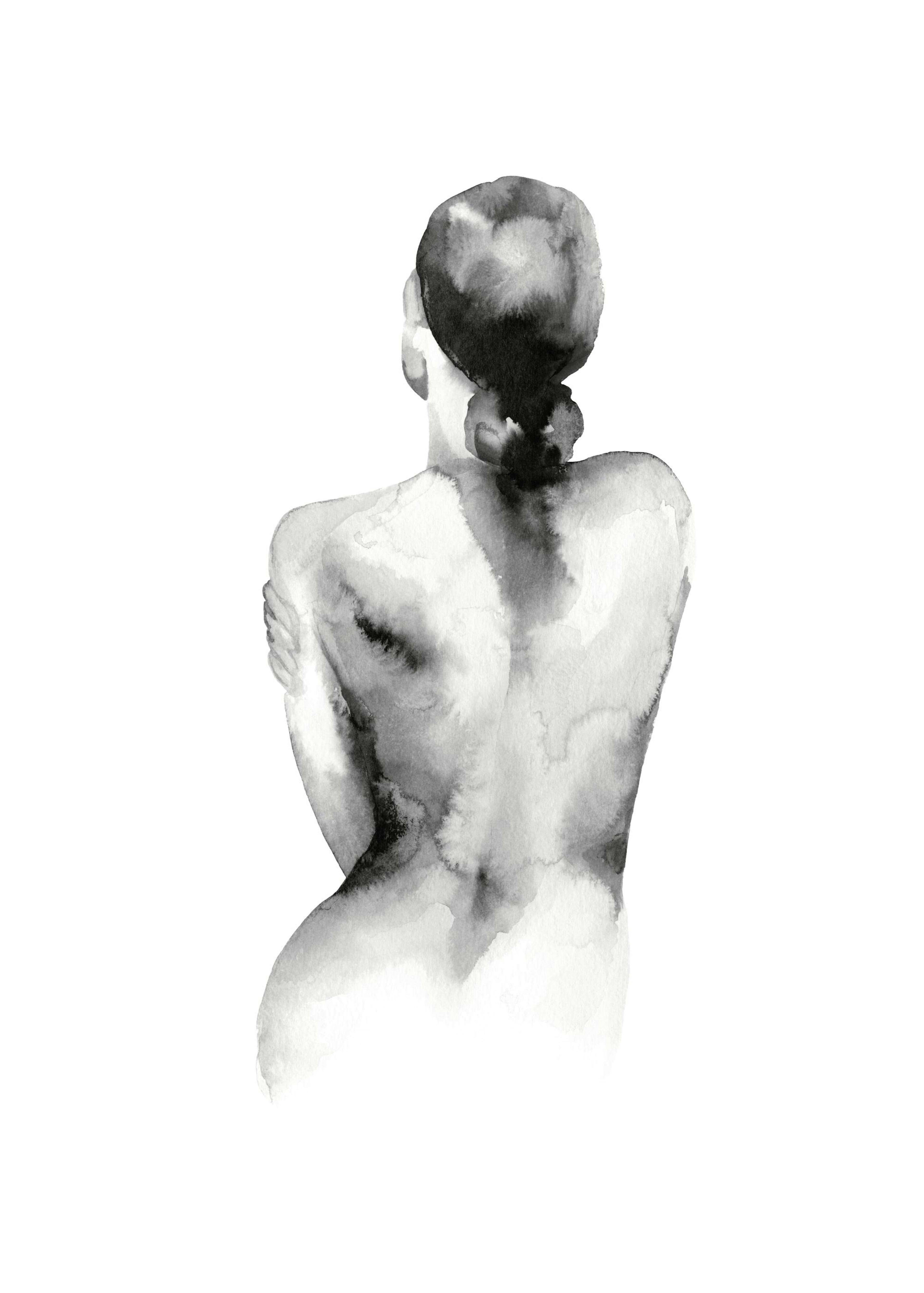 Watercolor Nude Poster 0