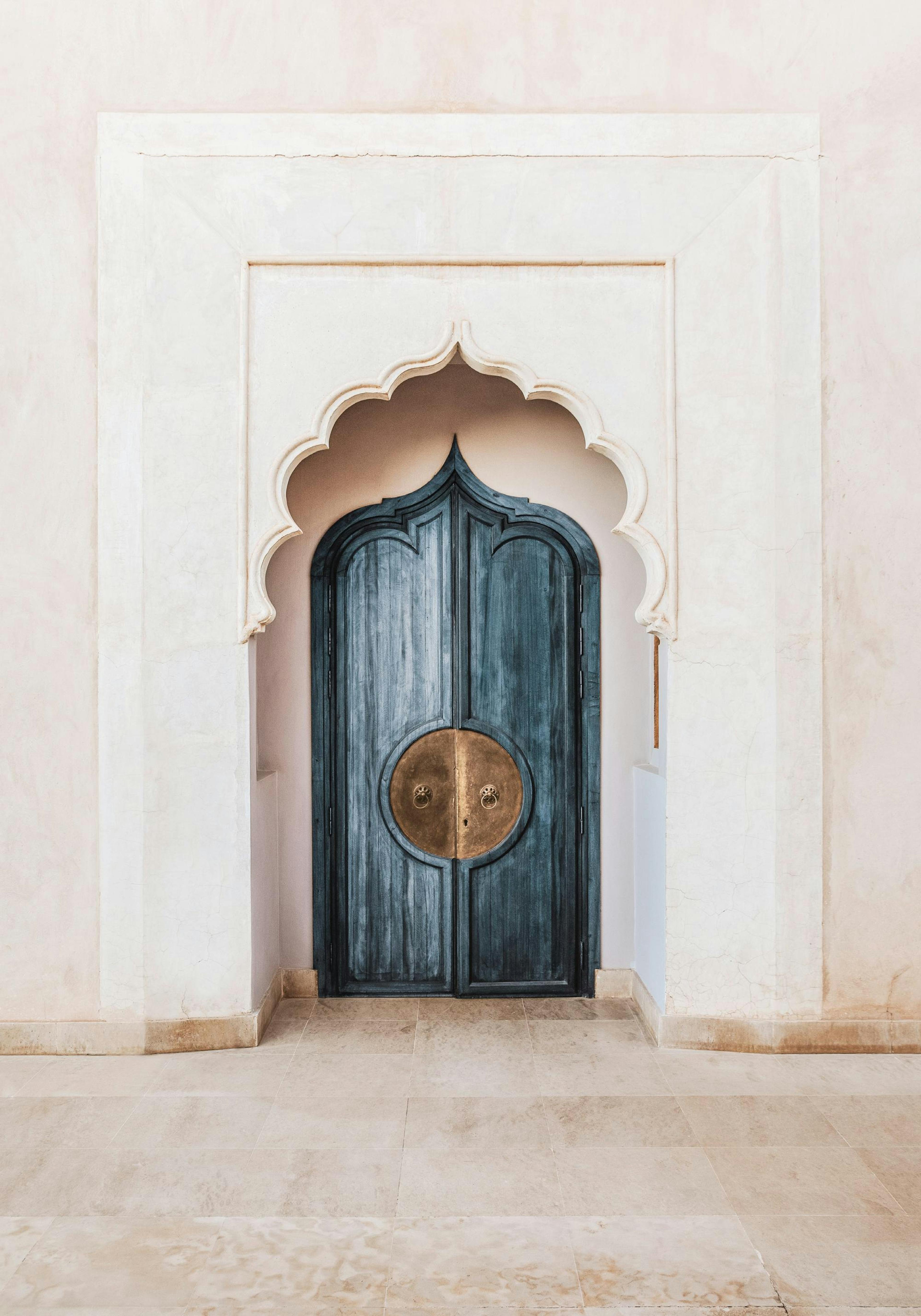 Marrakech Blue Door Plakat