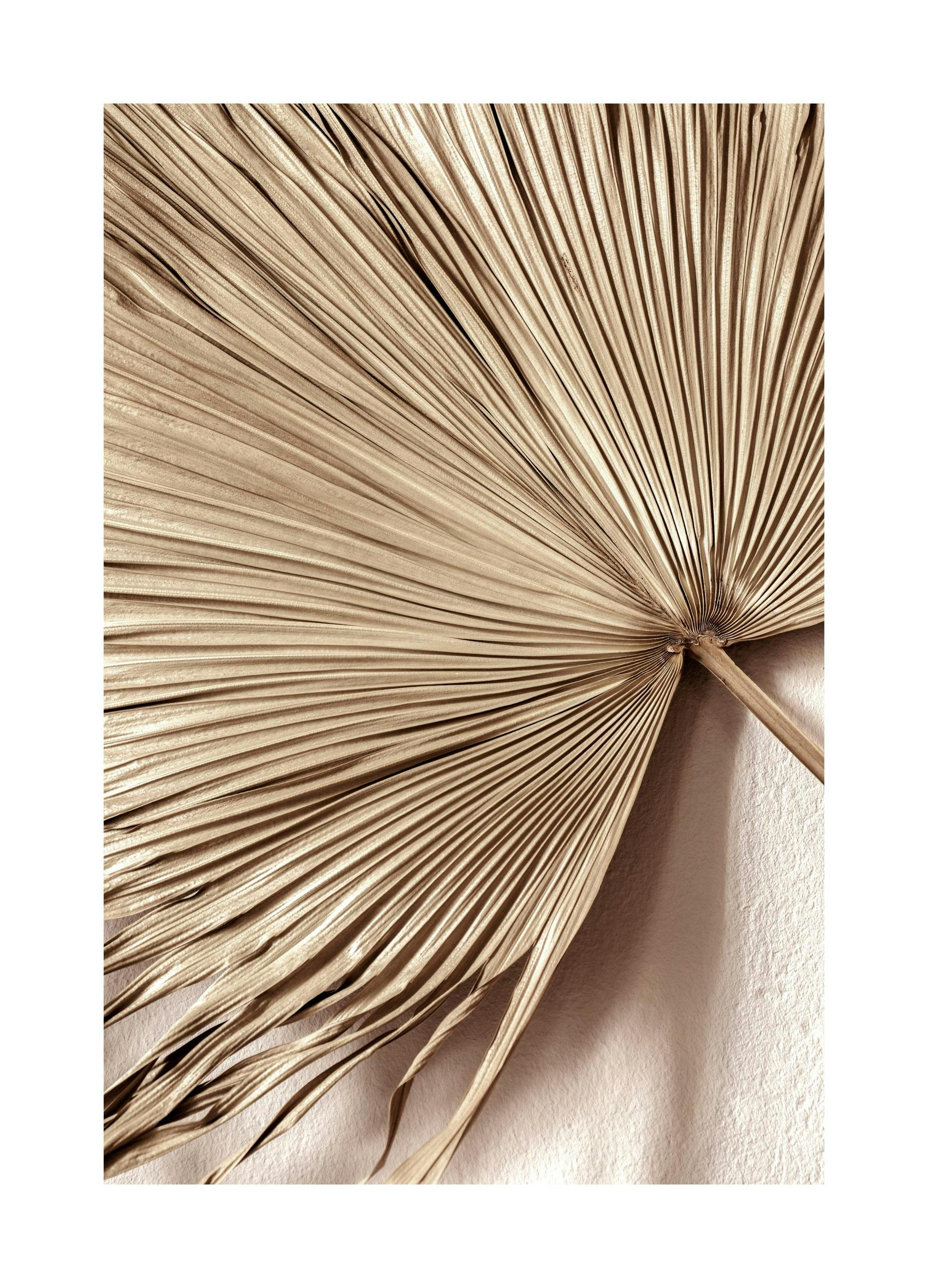 Golden Palm Leaf No1 Poster (21x30 cm) -  Poster mit Palmenmotiven