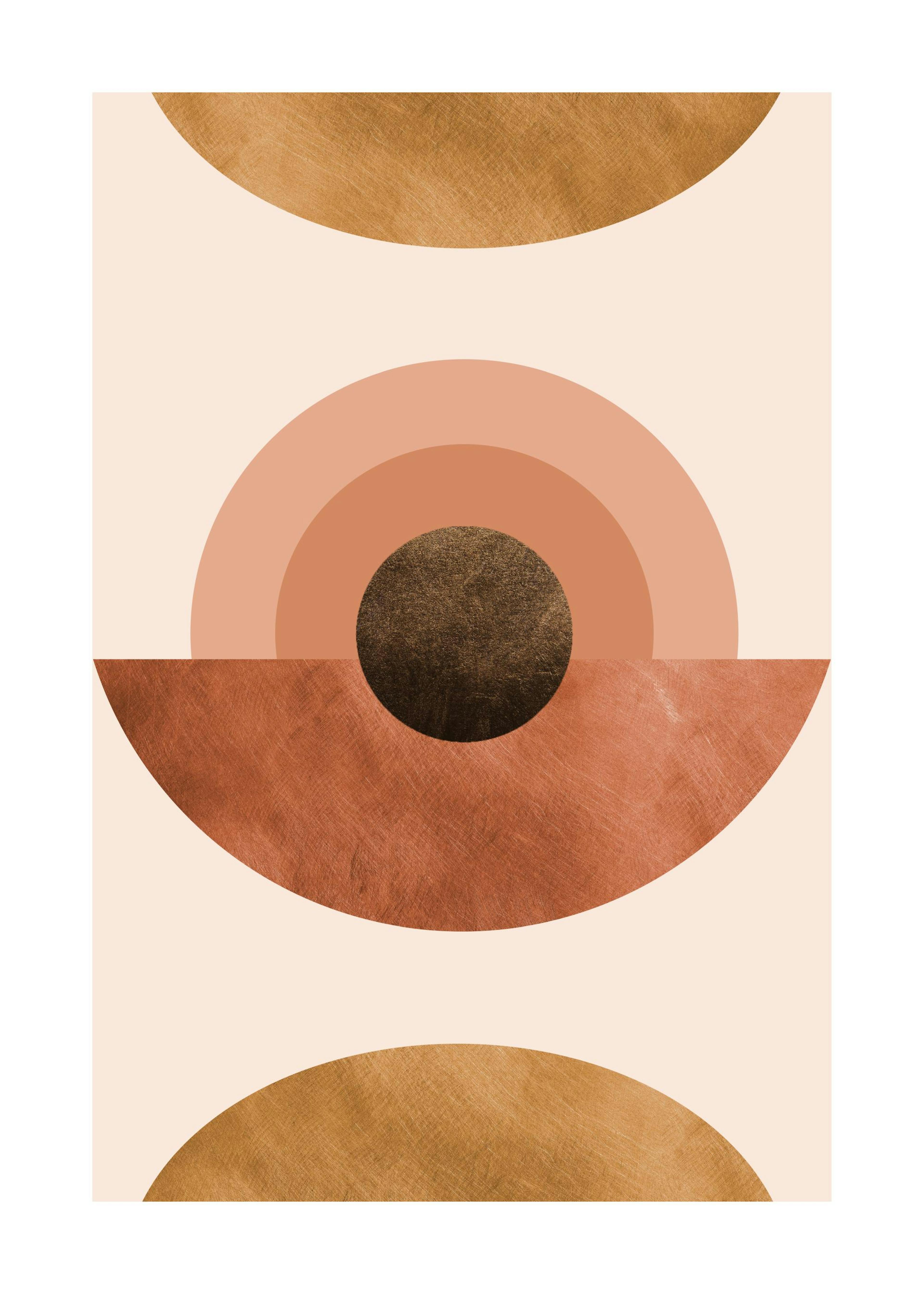 Abstract Terracotta Poster 0
