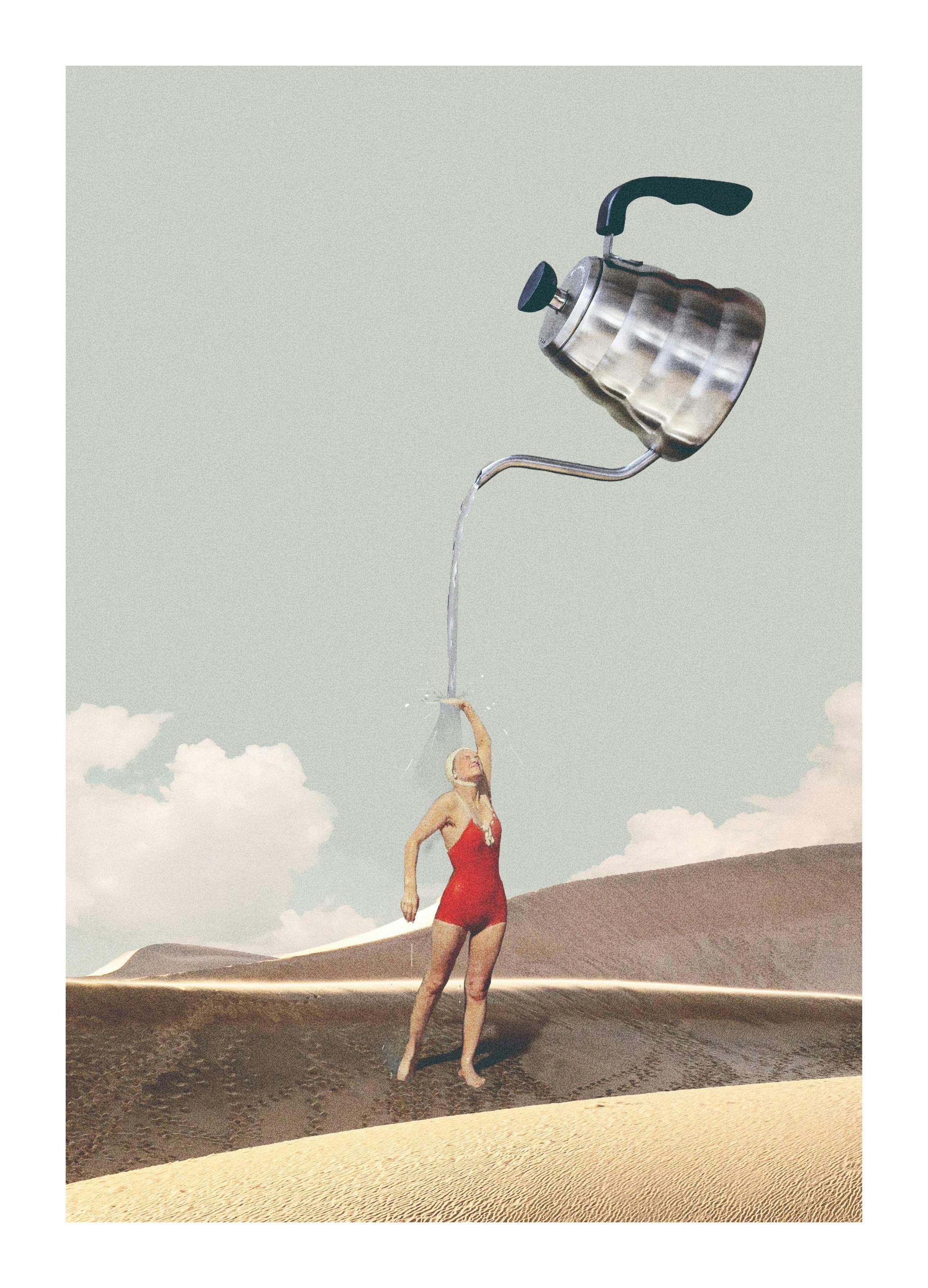 Maarten Leon - Stay Hydrated Poster (30x40 cm)- Maarten Leon