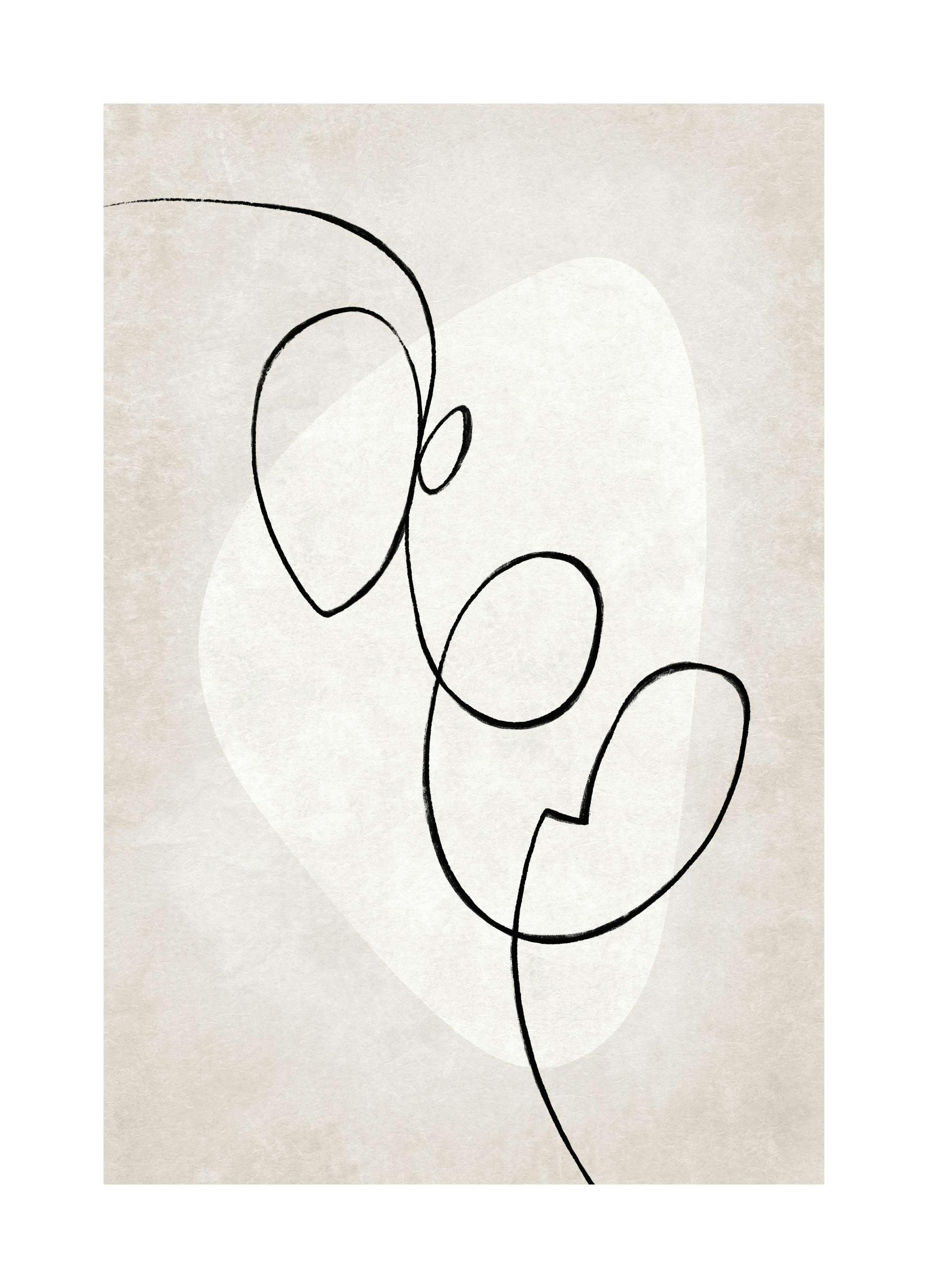 Prints - Artful Lines No1 Print (50x70 cm) - Line Art prints