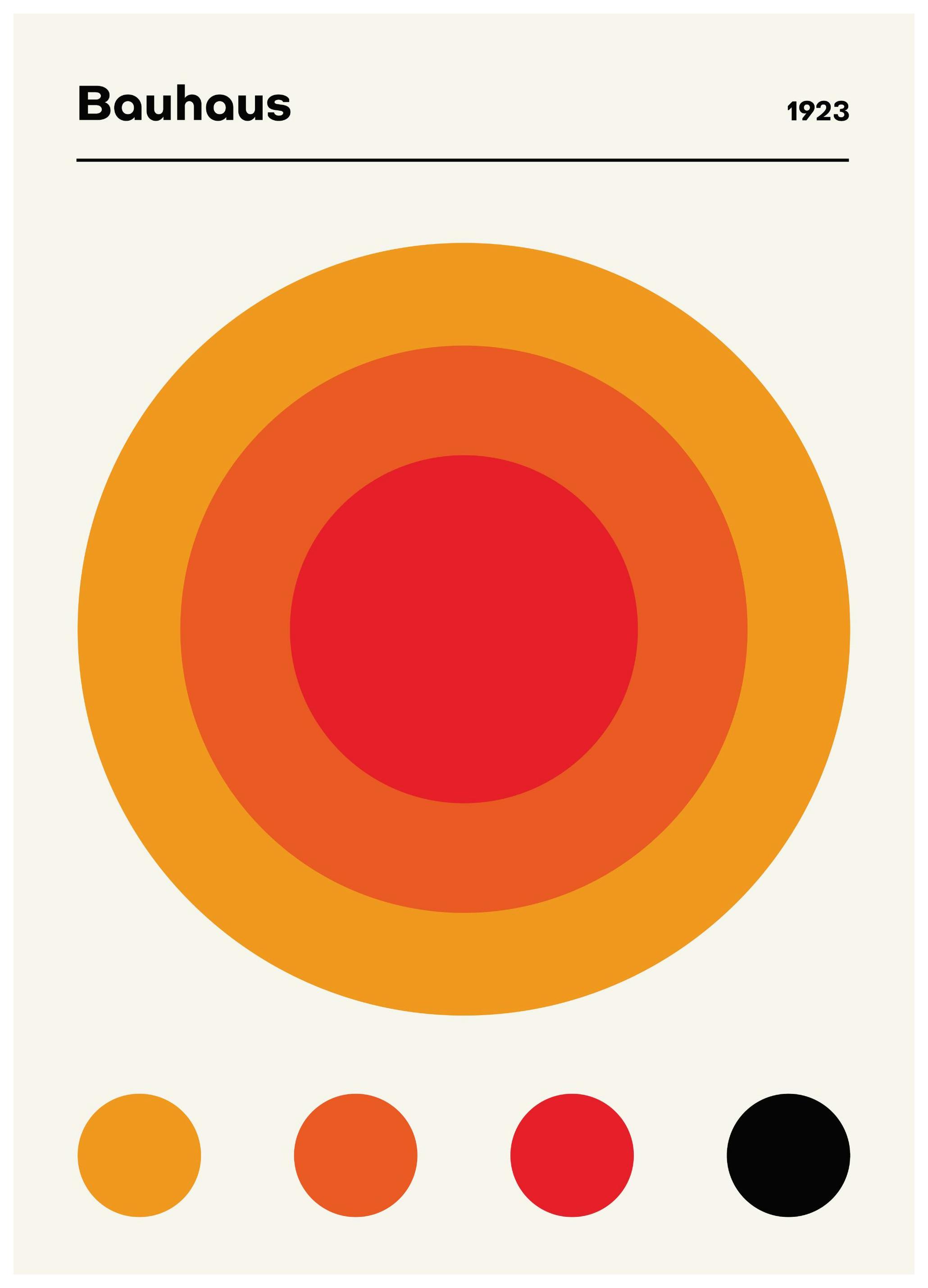 Prints - Bauhaus 1923 Print (50x70 cm) - Bauhaus Posters