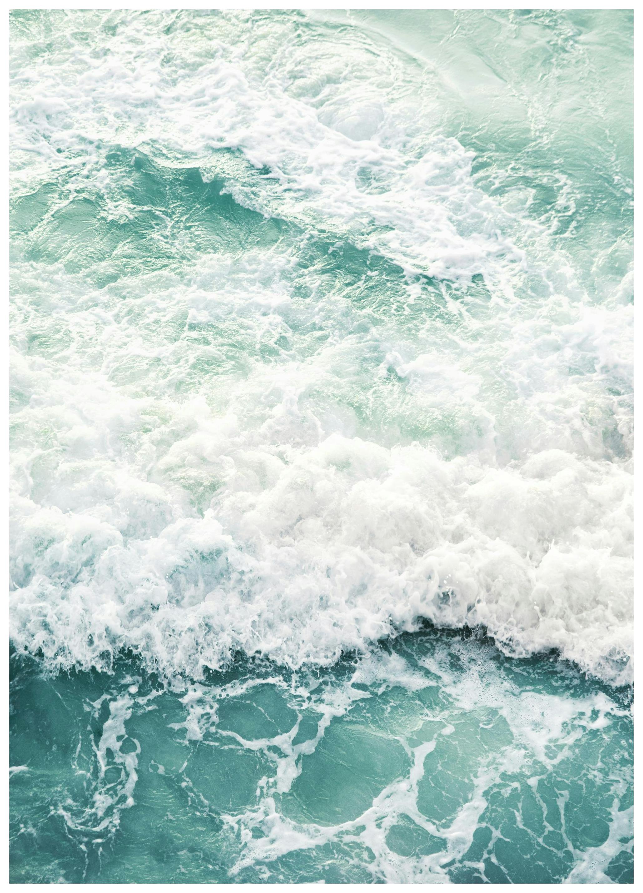 Foamy Ocean Print (30x40 cm)