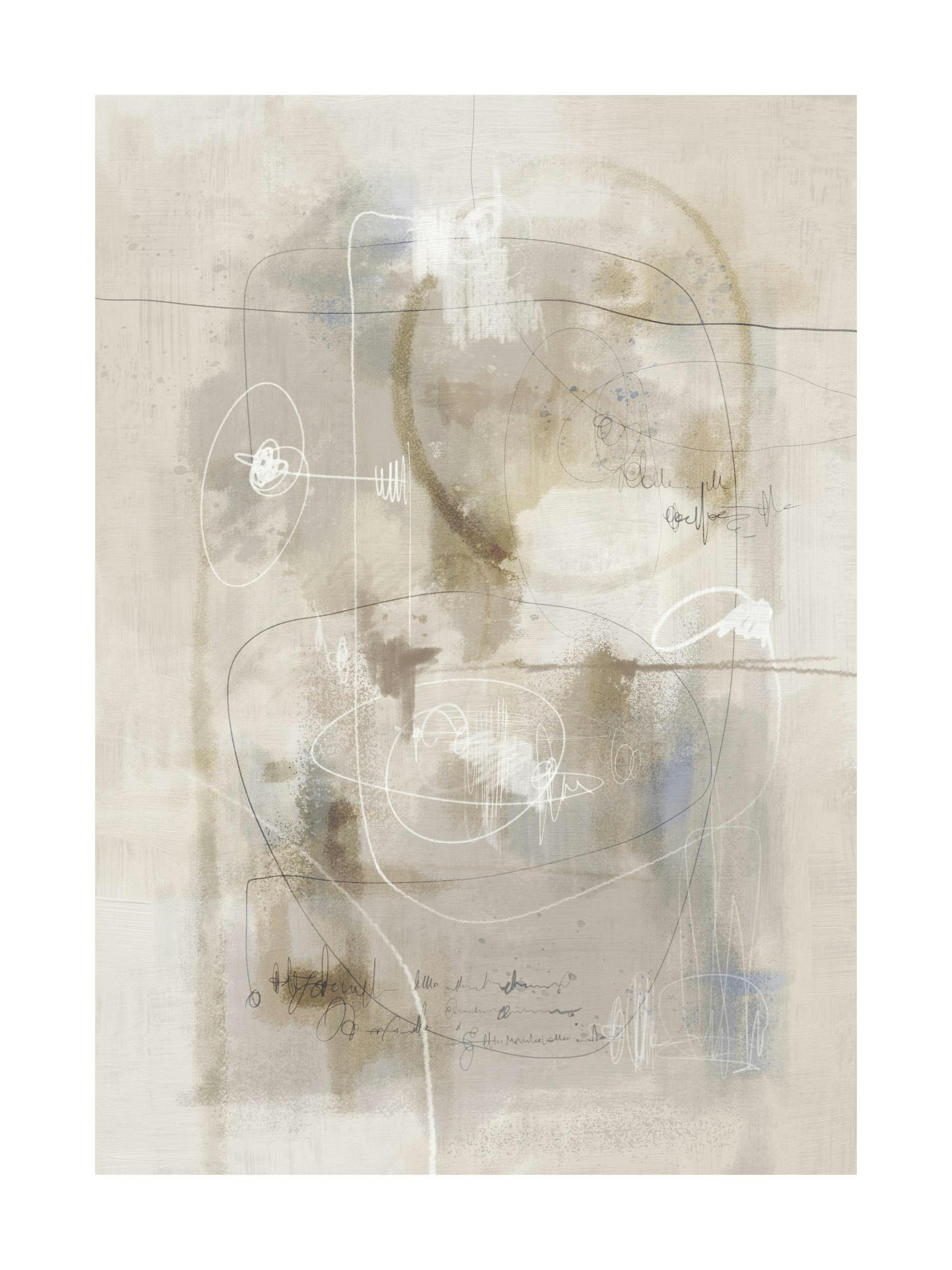 Beige Impression No1 Poster 0