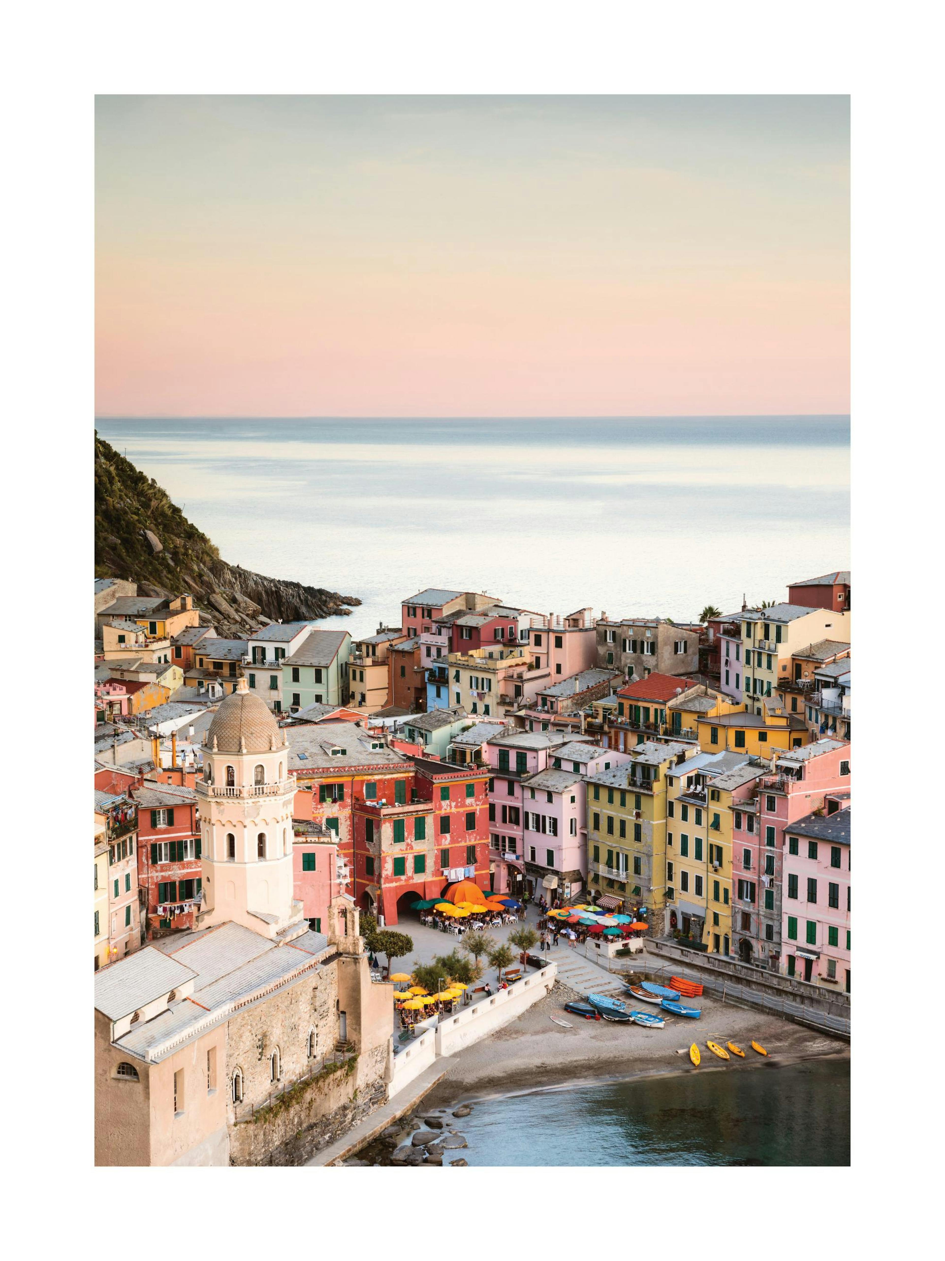 Vernazza Sunset Poster