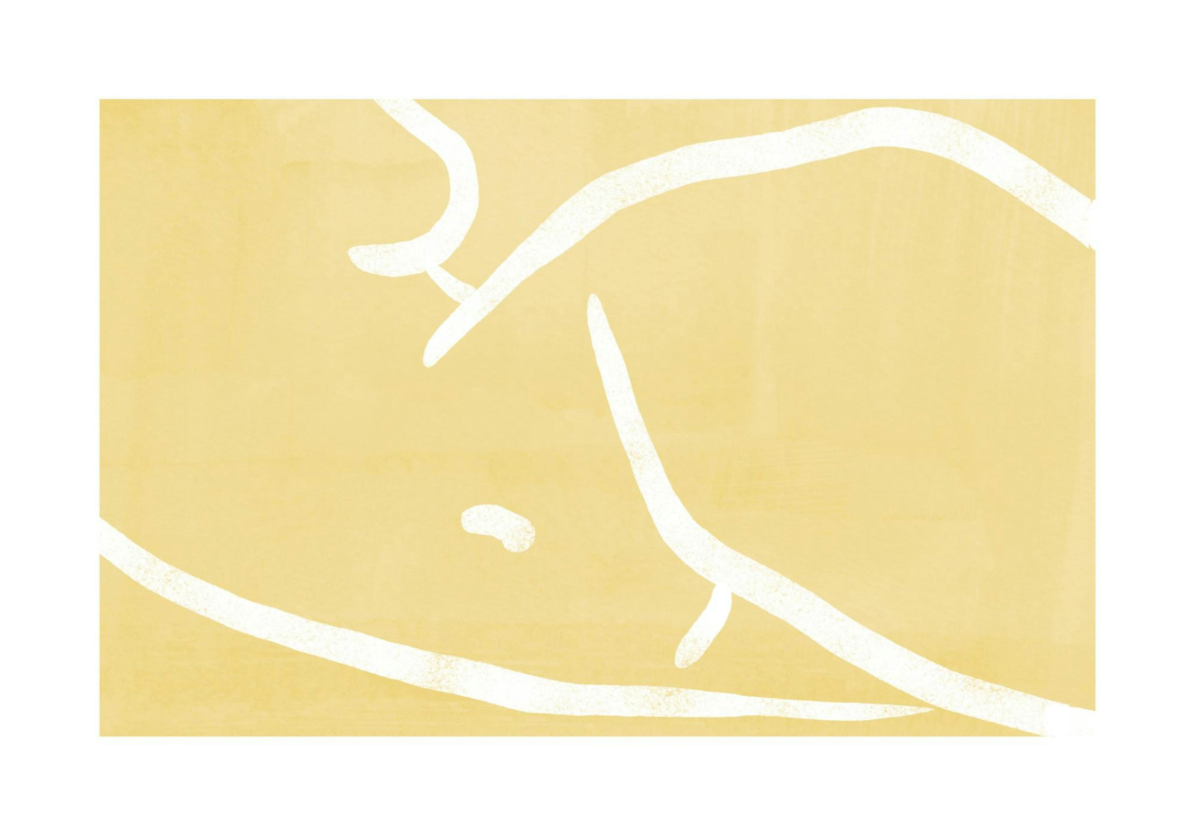 Yellow Body Pose Poster