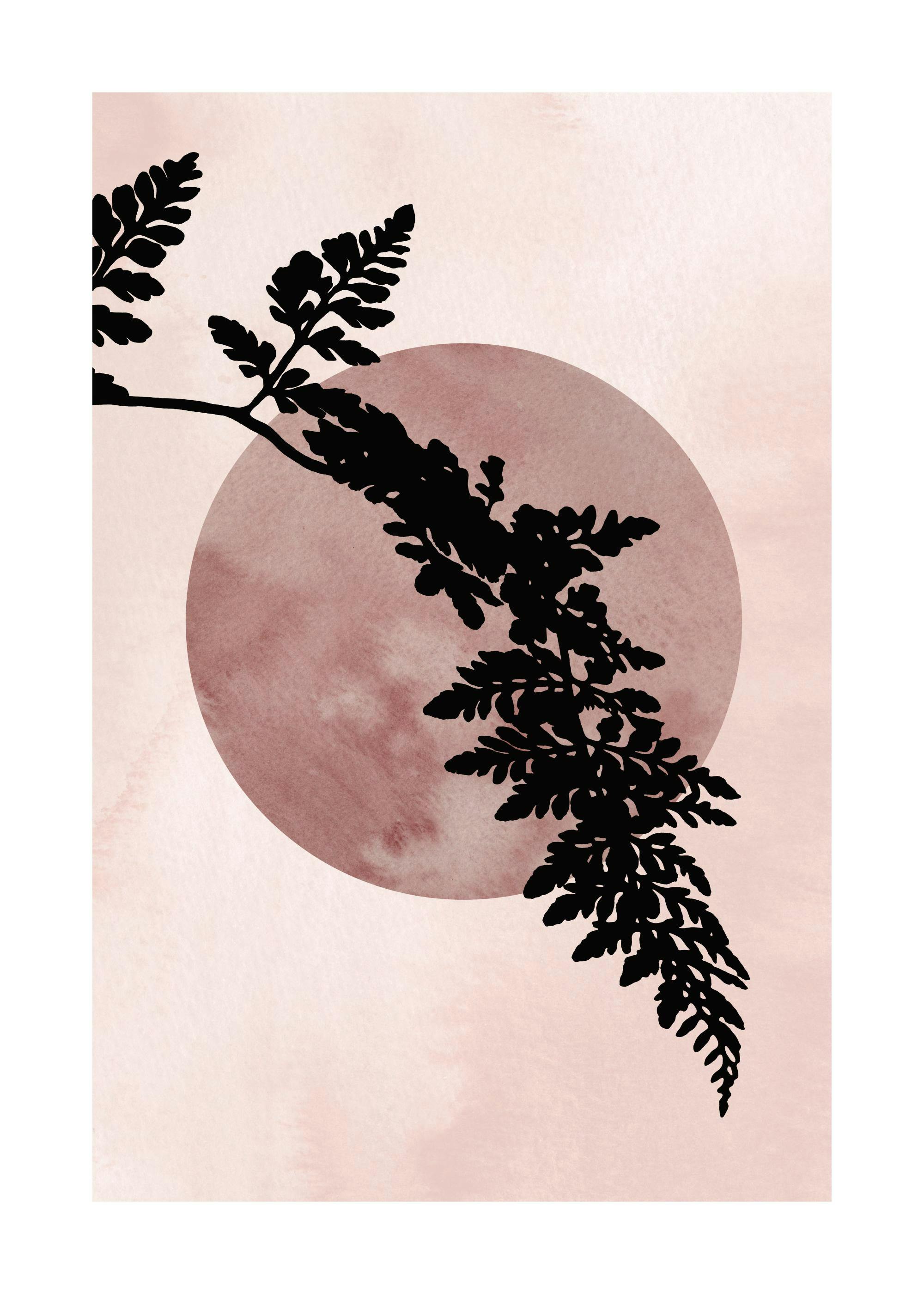 Fern Silhousette Print 0