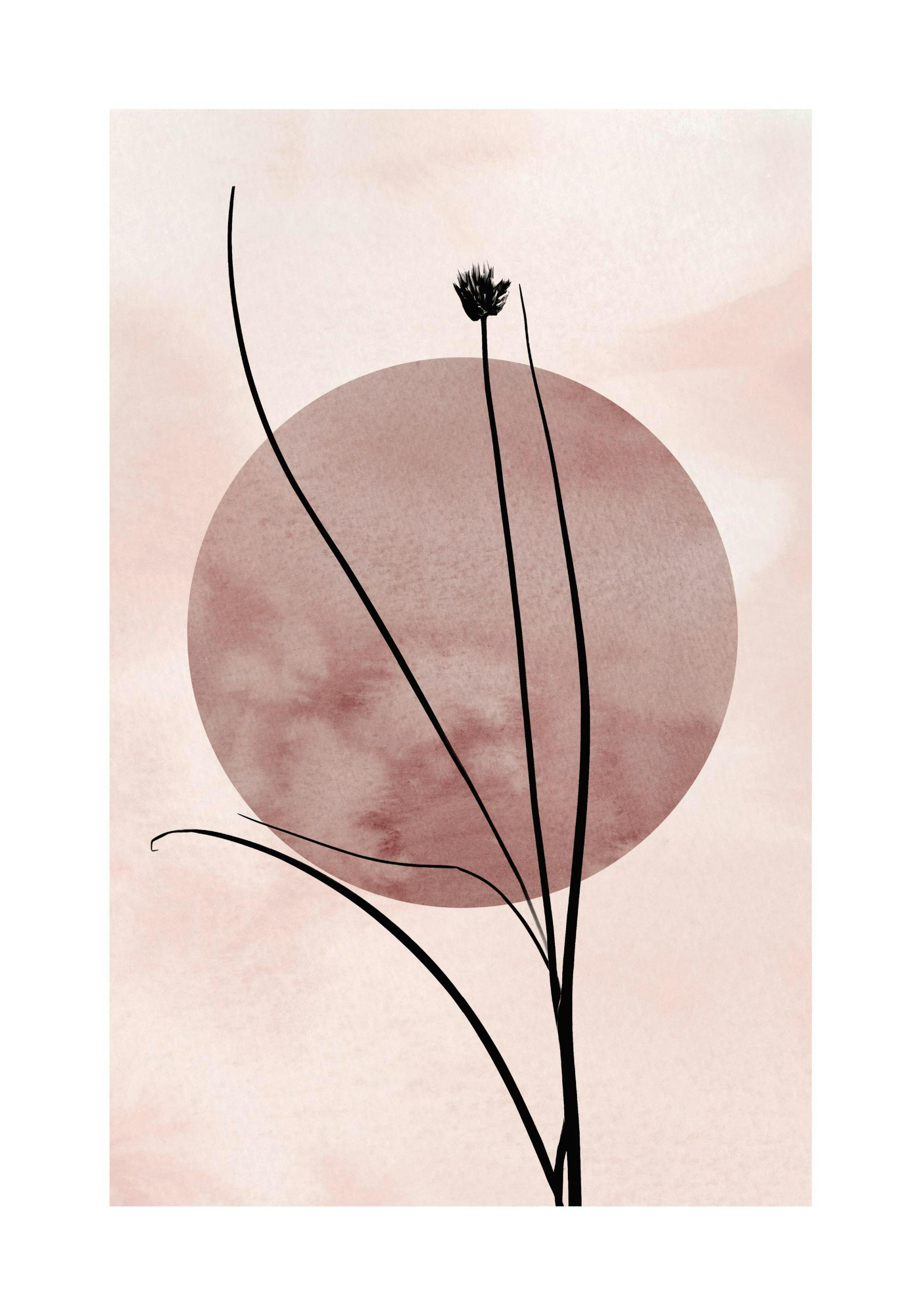 Straw Silhouette Print