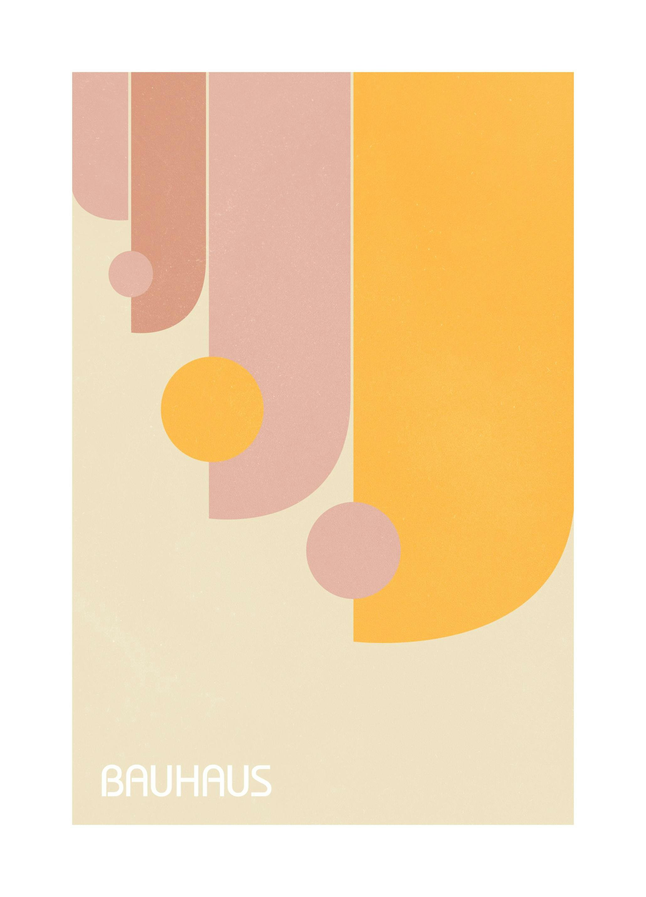 Prints - Colorful Bauhaus No1 Print (30x40 cm) - Bauhaus Posters